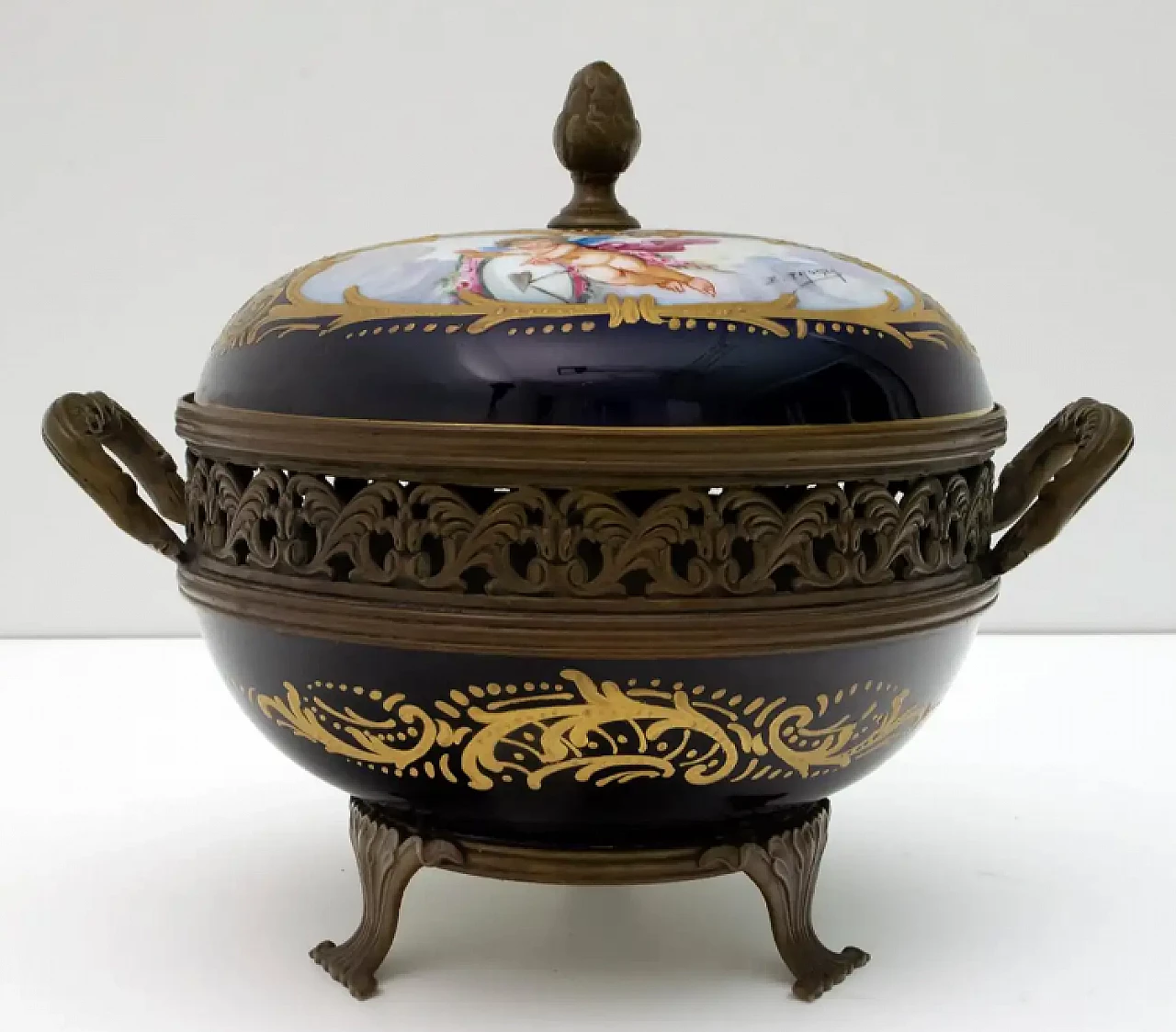 Potpourri in porcellana francese di E. Froger per Sevres, '800 6