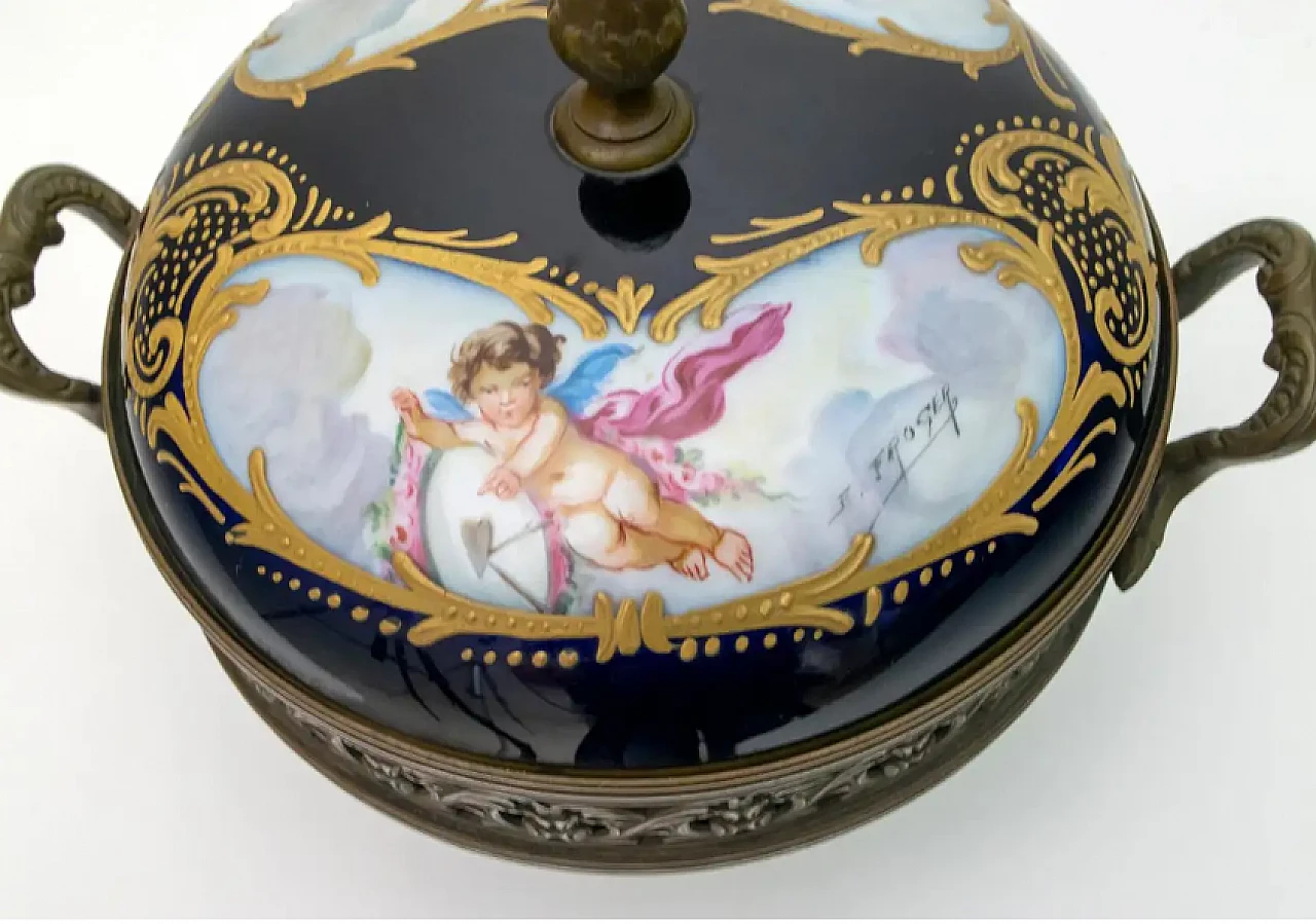 Potpourri in porcellana francese di E. Froger per Sevres, '800 7