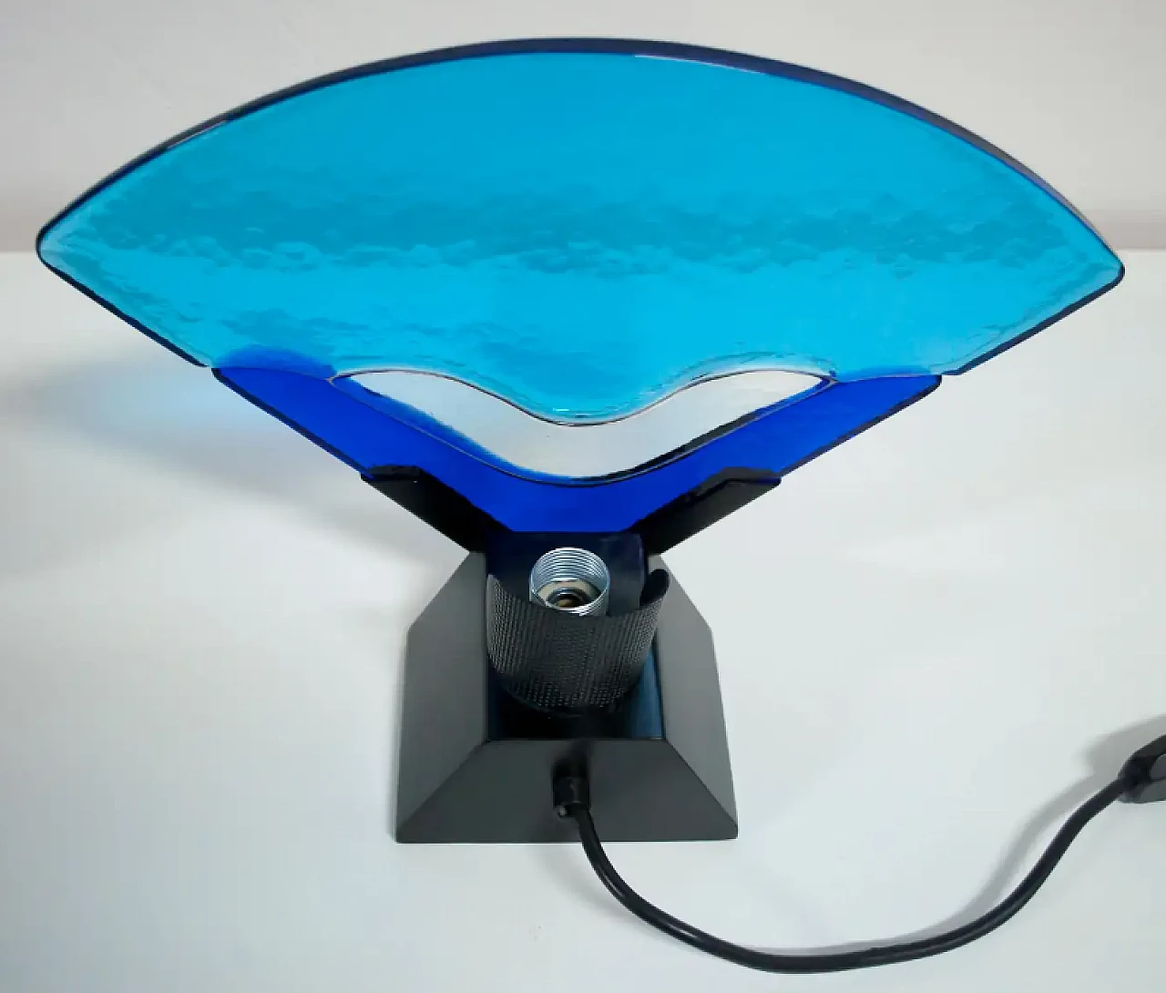 Pair of Murano glass table lamps, 1980s 5