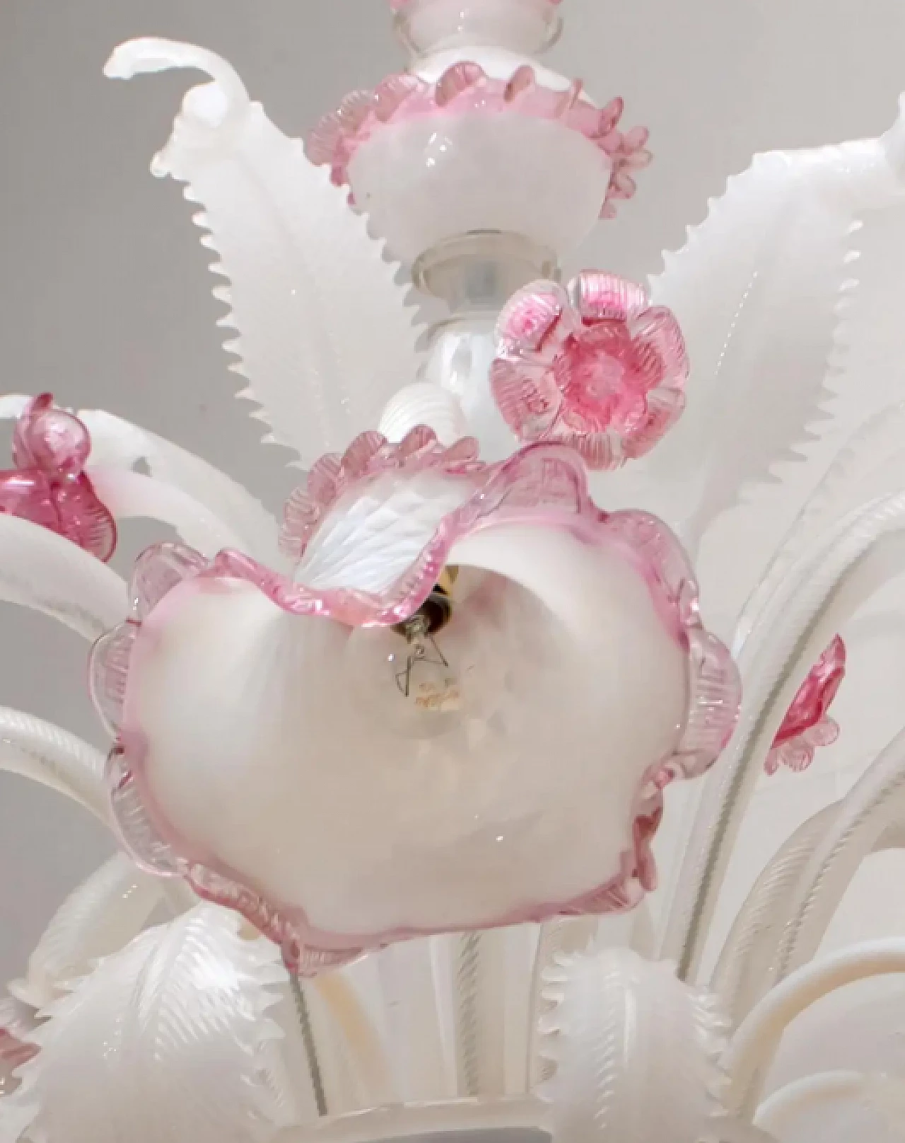 Venetian Murano glass chandelier in Ca'rezzonico style, 1960s 6