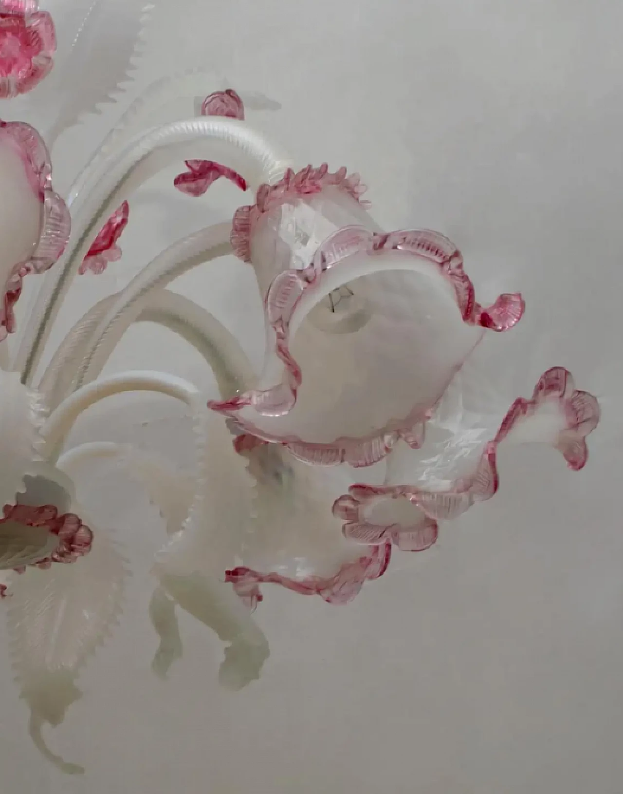 Venetian Murano glass chandelier in Ca'rezzonico style, 1960s 7