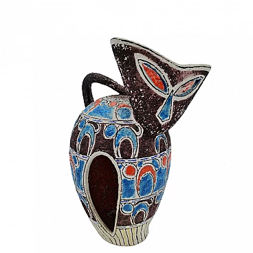 Scultura Gatto in ceramica di Ceramiche Santa Caterina, anni '60