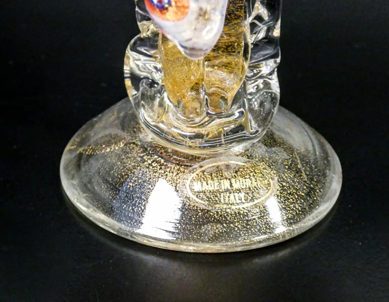 Coppia di figure goldoniane, Cavaliere e Dama in vetro soffiato policromo di Murano, primo '900 3