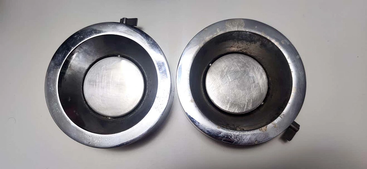 Chromed and painted metal ashtray by Stilnovo, 1970s 6