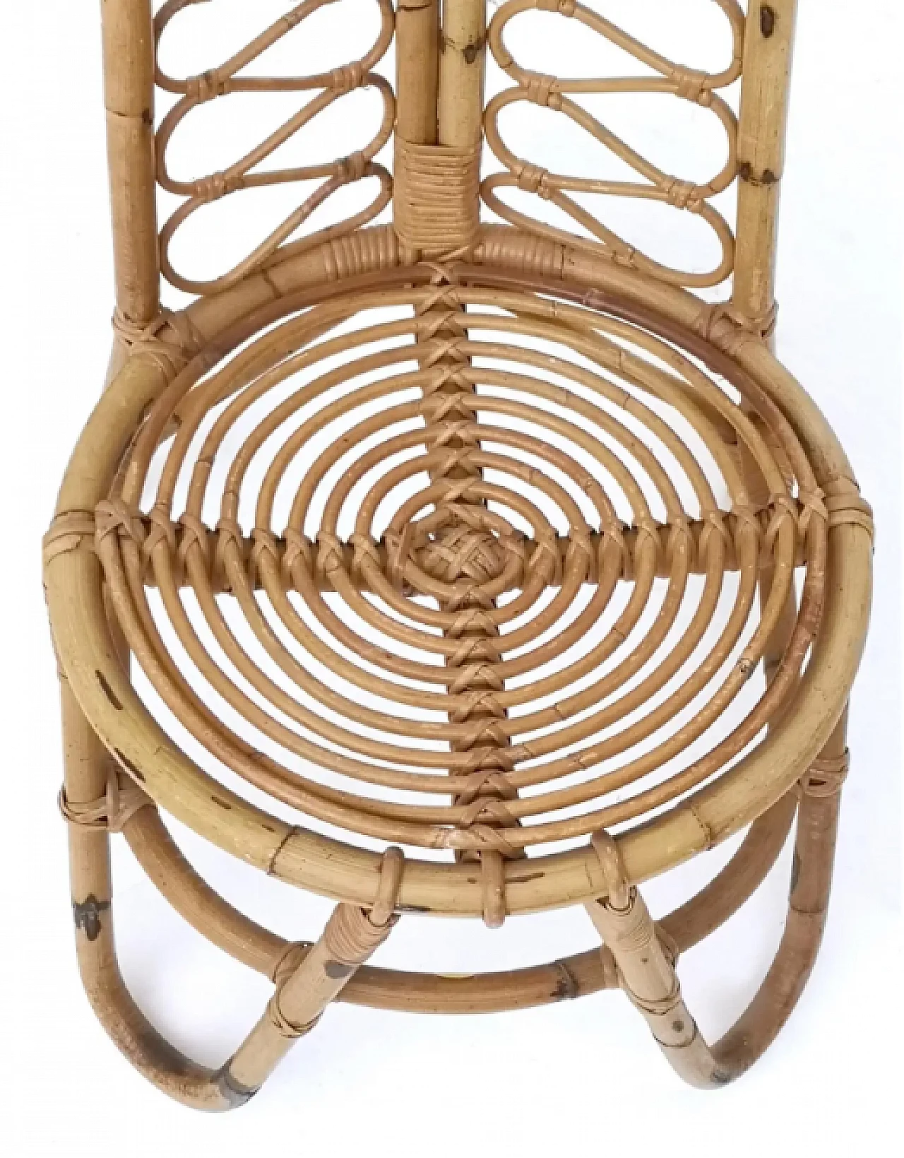 3 Bamboo garden chairs, 1950s 10