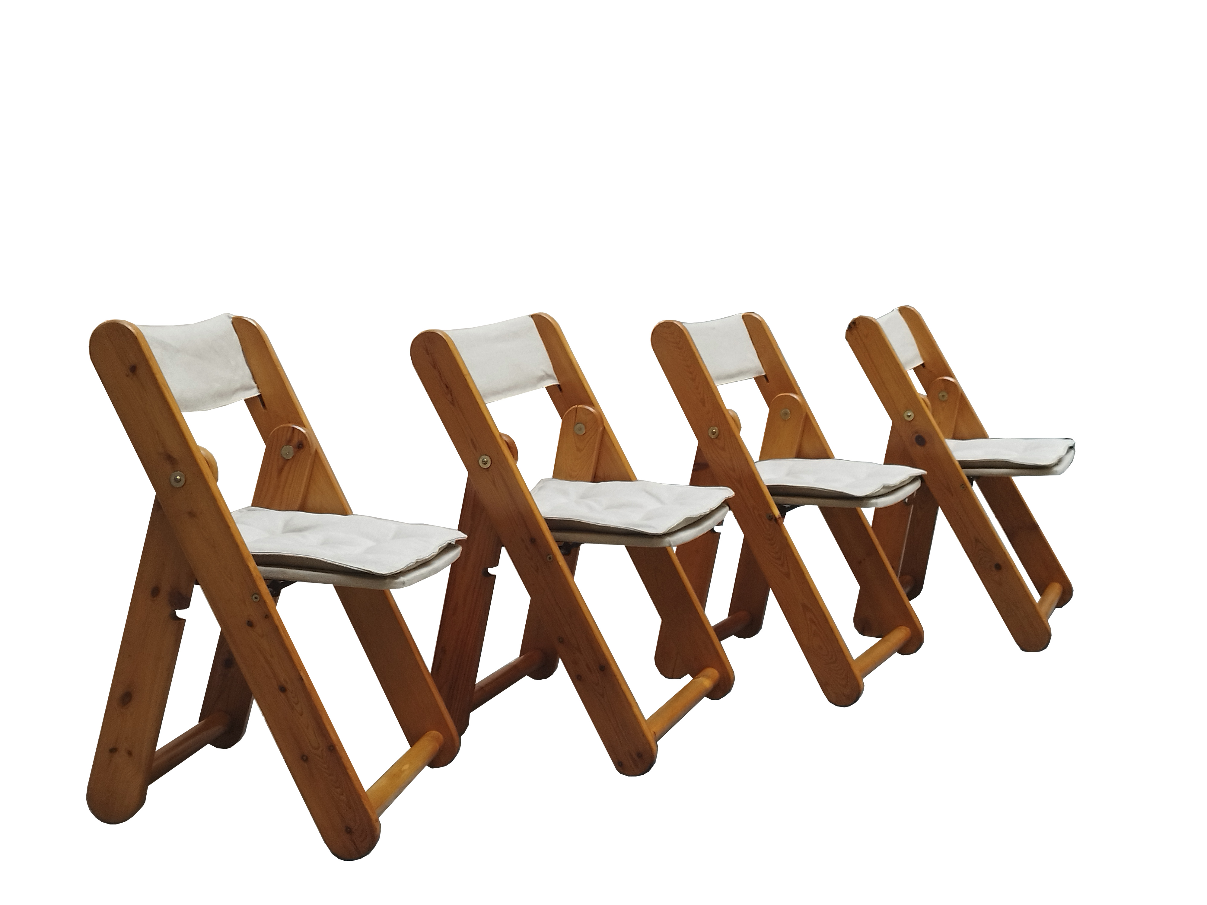Kon-Tiki folding chairs by Gillis Lundgren for Ikea, 1970s intOndo
