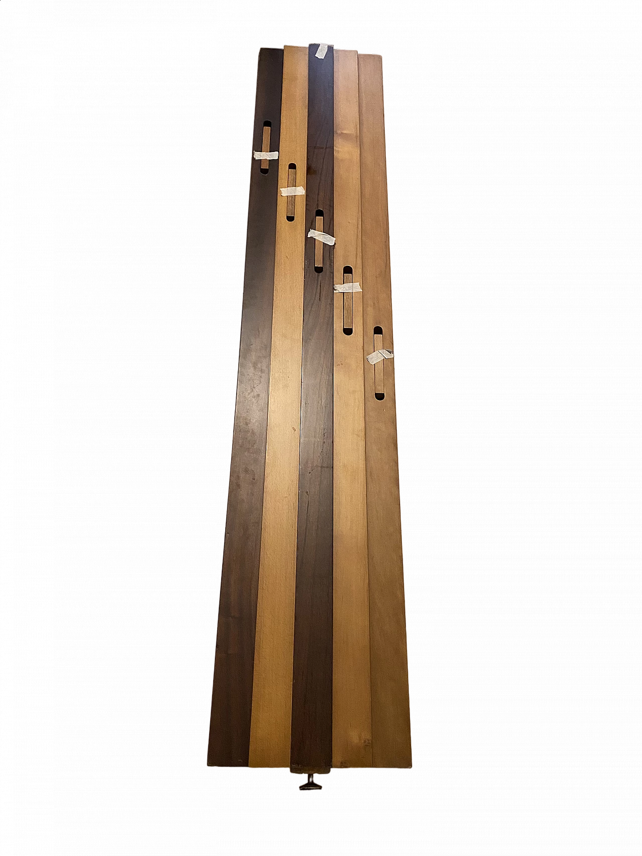 Appendiabiti da centro in legno di Tobia Scarpa, anni '60 7