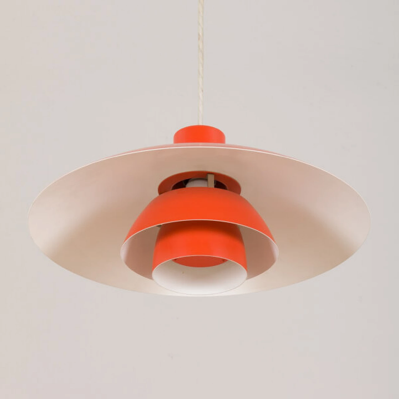 Lampada a sospensione di Poul Henningsen per Louis Poulsen, anni '70 3