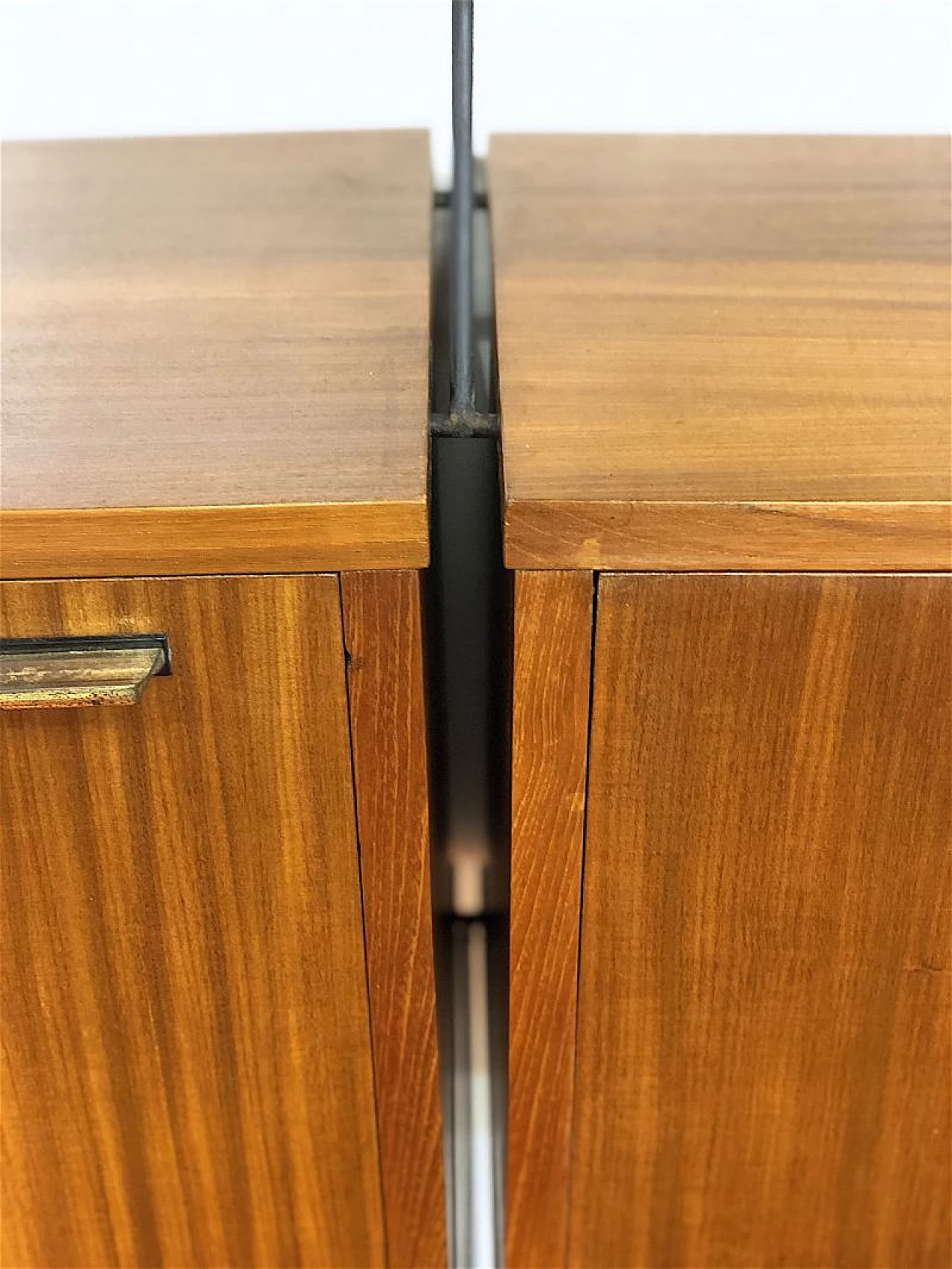 Metal and wood bookcase by ISA Bergamo, 1960s 7