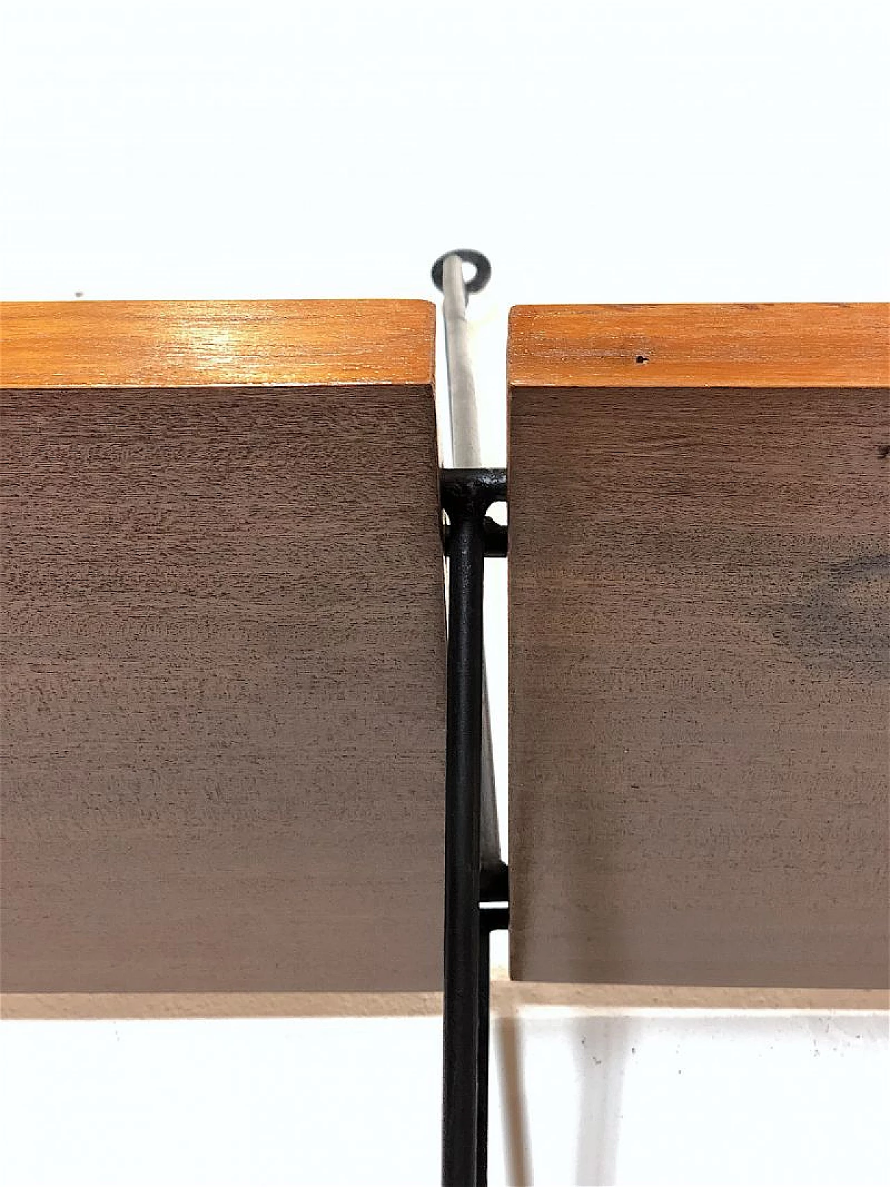 Metal and wood bookcase by ISA Bergamo, 1960s 9