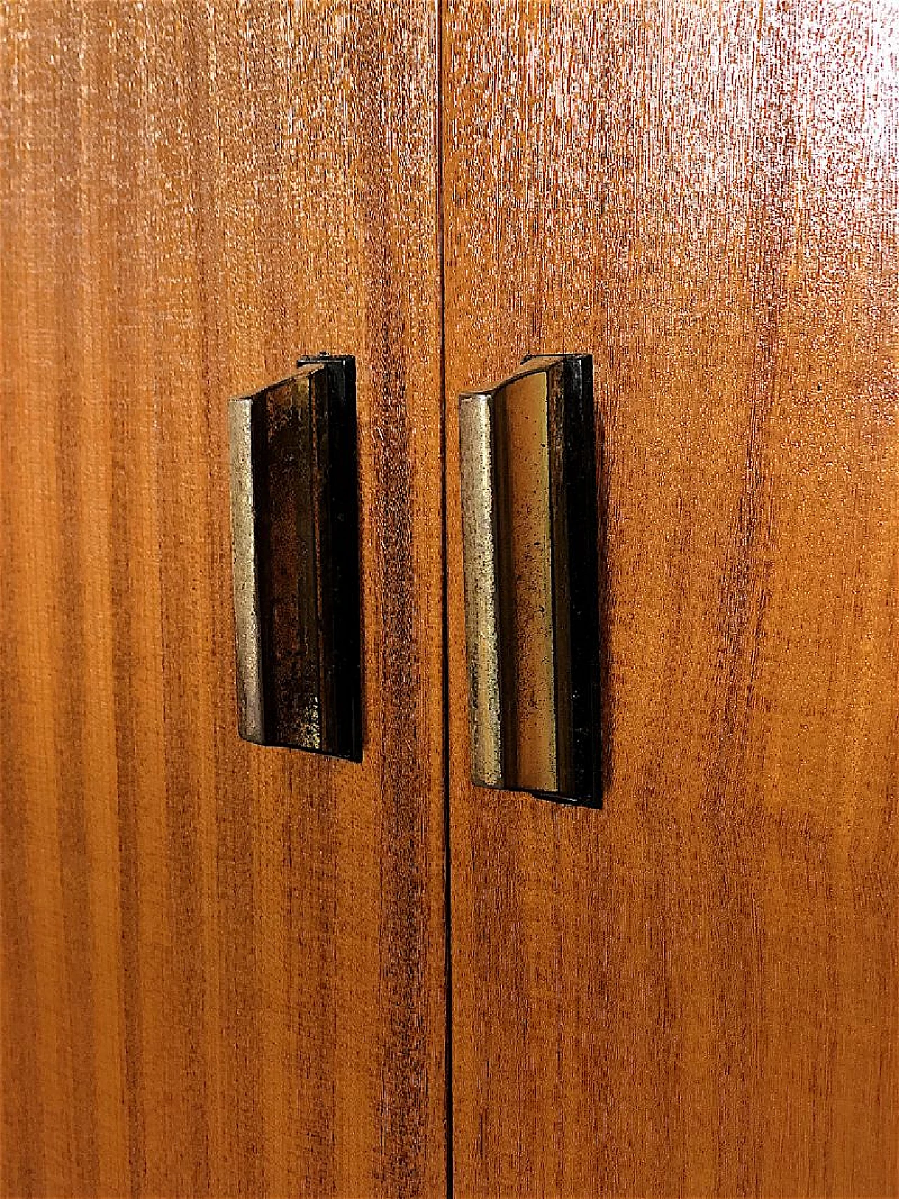 Metal and wood bookcase by ISA Bergamo, 1960s 10