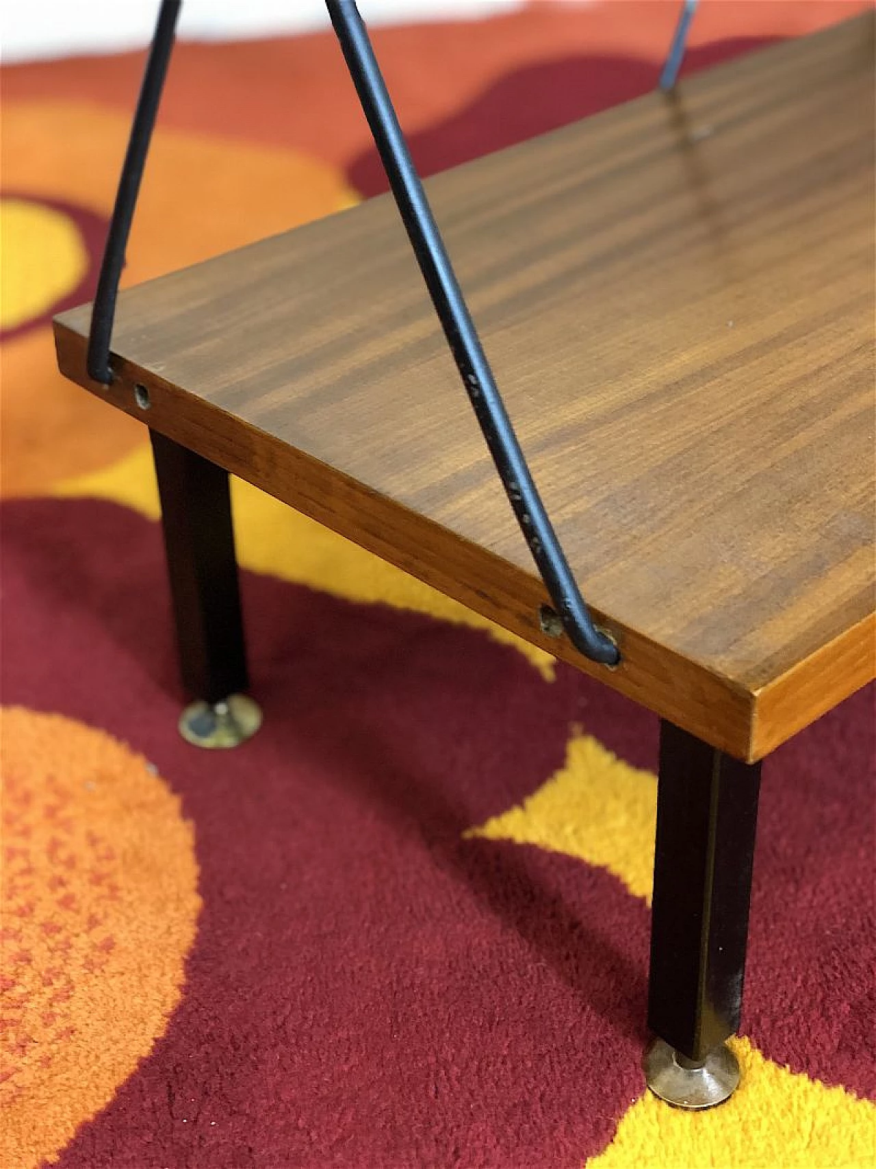 Metal and wood bookcase by ISA Bergamo, 1960s 15