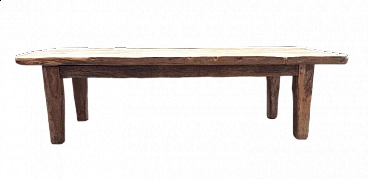 Tavolo rustico toscano in rovere e cedro, primo '900