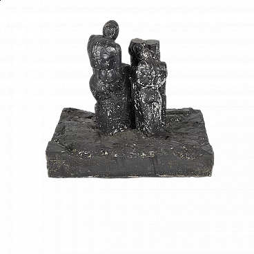 Scultura con figure umane di Dominique Fontana, anni '80