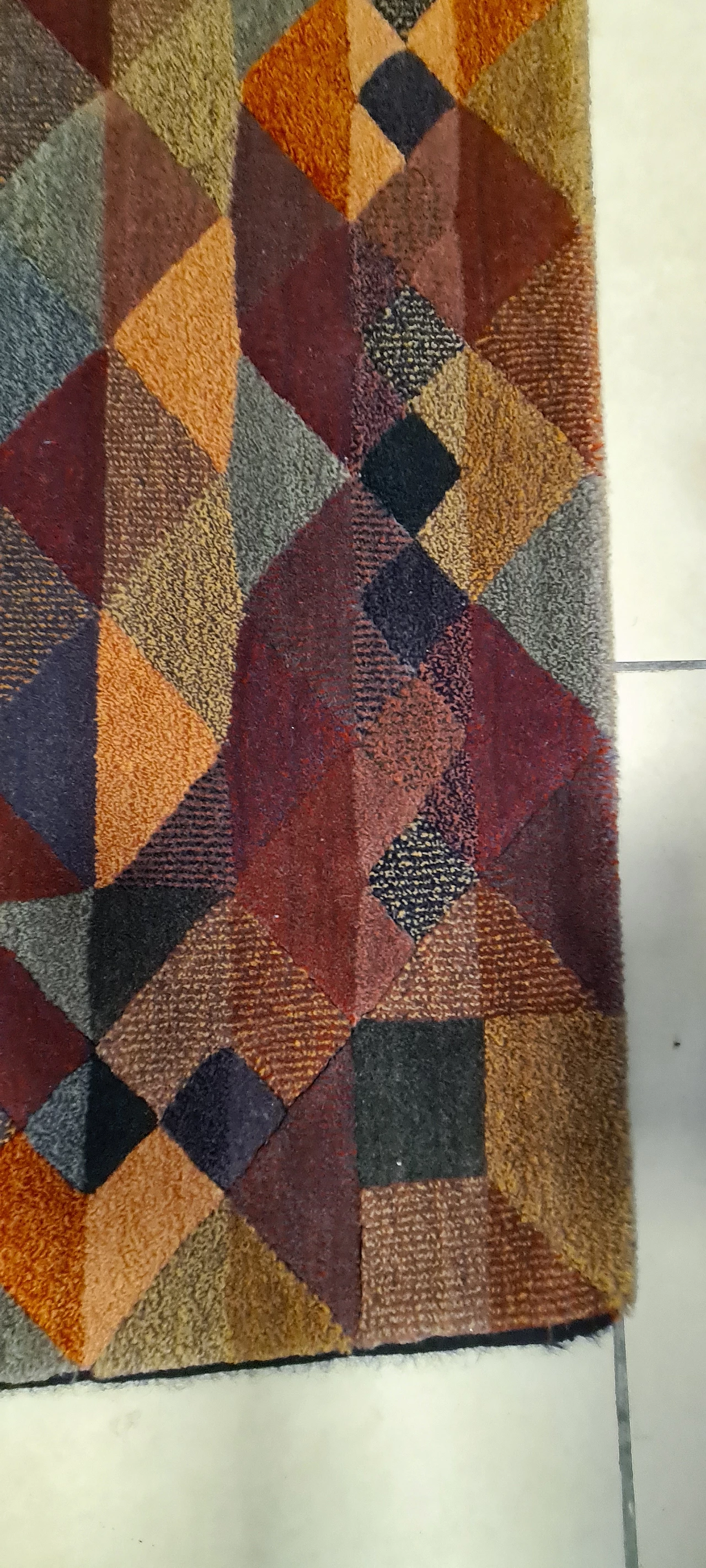 Luxor rug in pure virgin wool by Missoni for T&J Vestor, 1980s 5