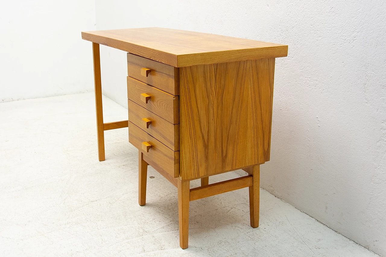 Beech desk by Hikor Písek, 1980s 6