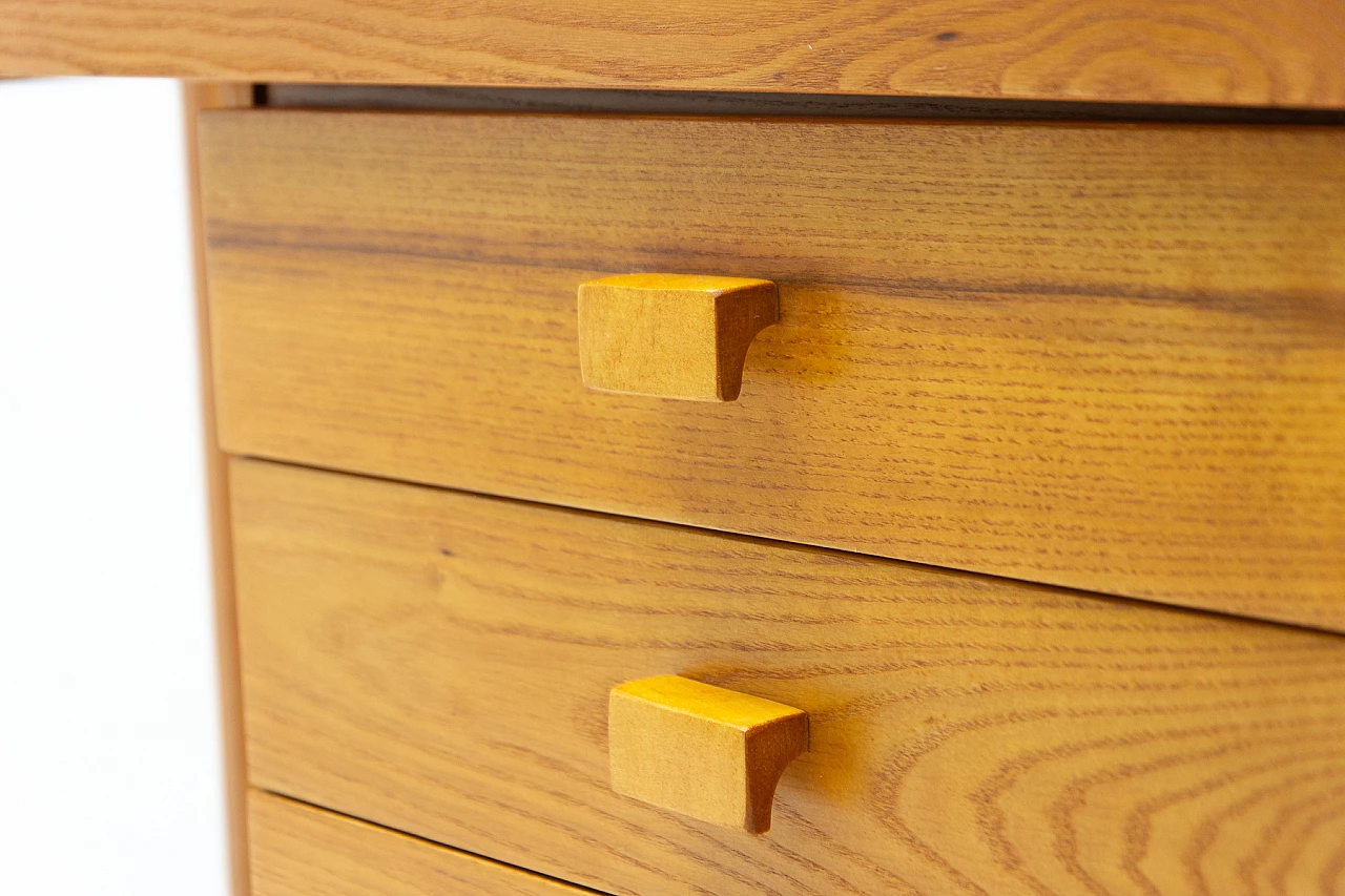 Scrivania in faggio di Hikor Písek, anni '80 15