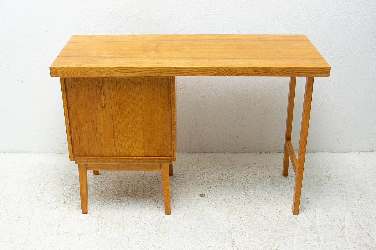 Beech desk by Hikor Písek, 1980s 18