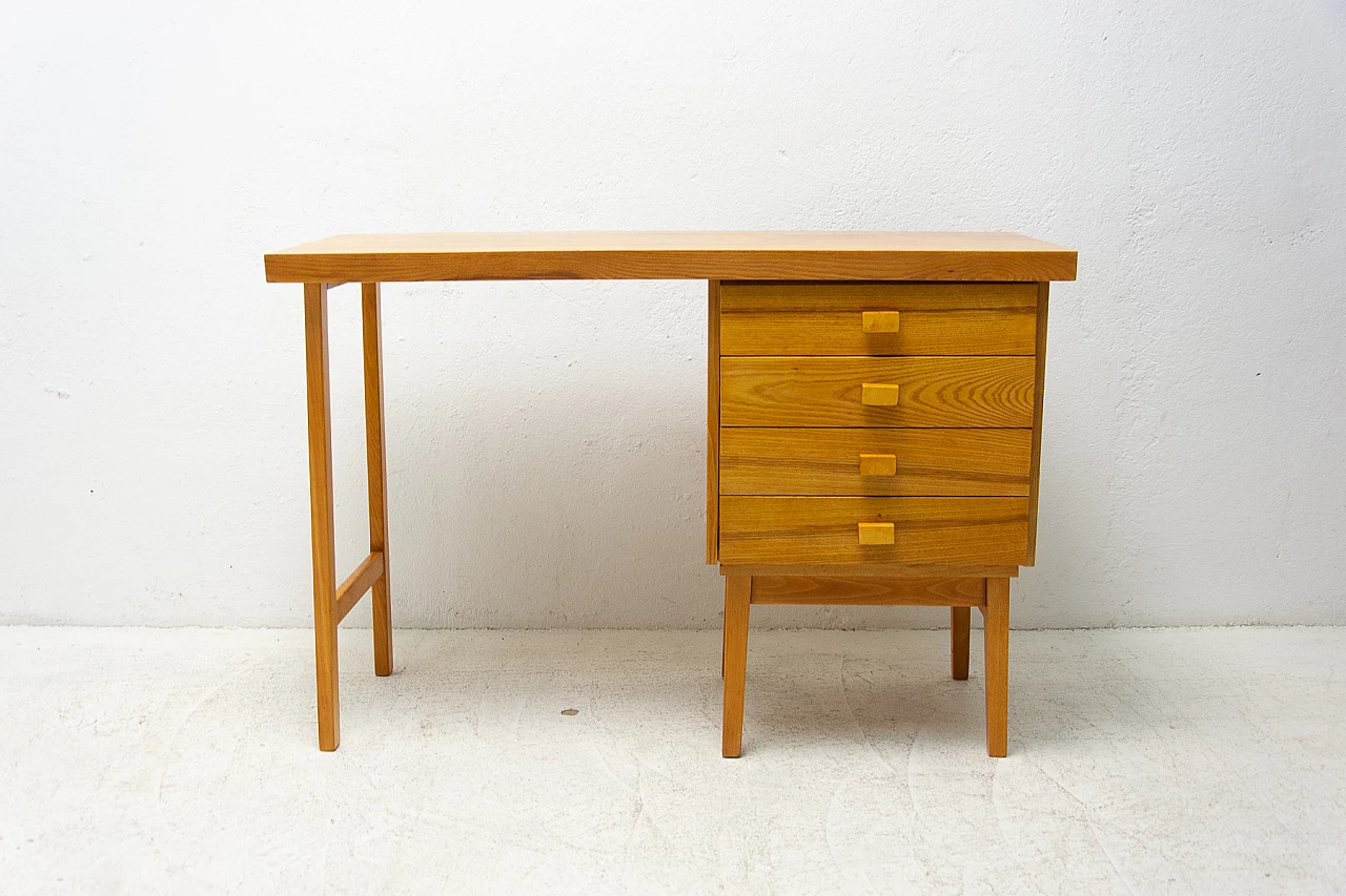Beech desk by Hikor Písek, 1980s 19