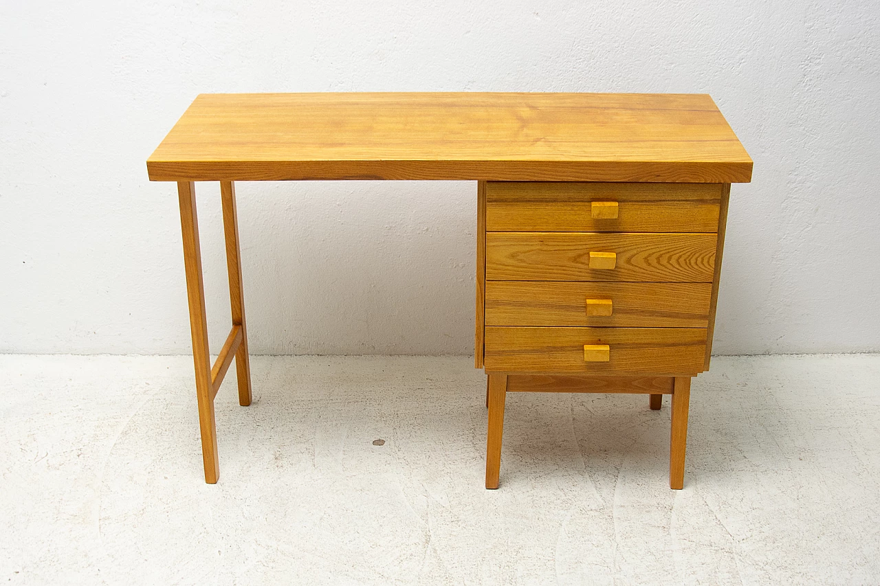 Scrivania in faggio di Hikor Písek, anni '80 20