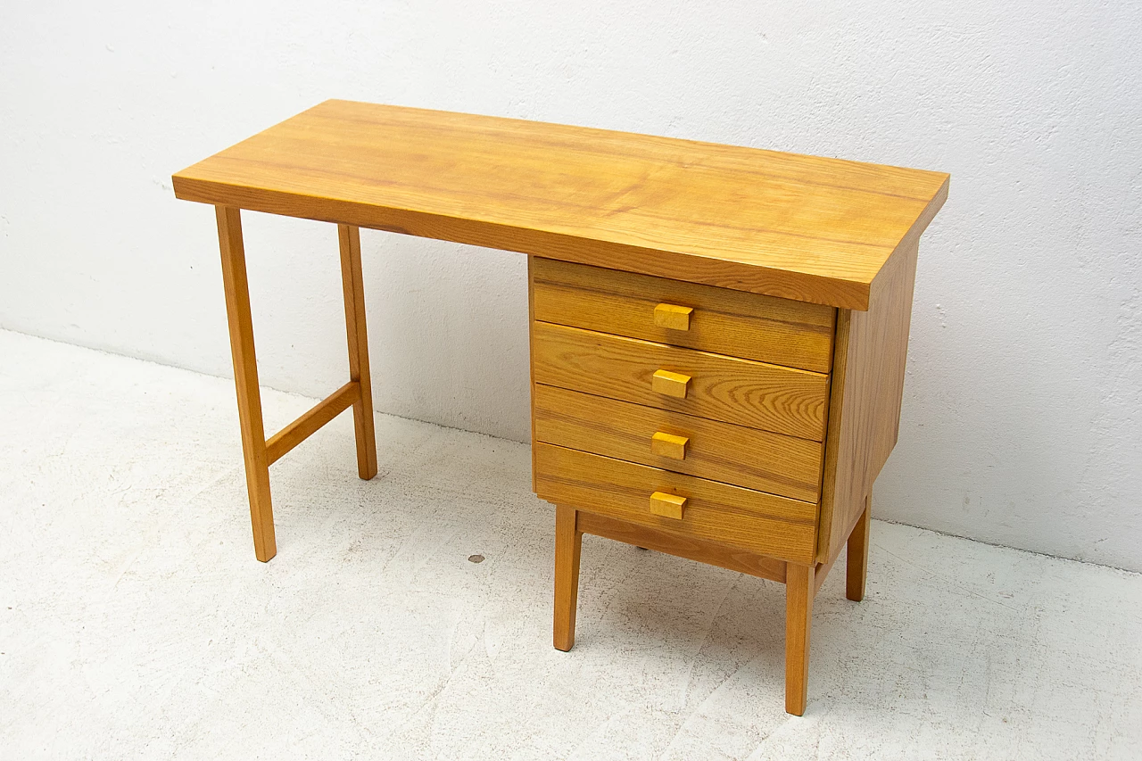 Beech desk by Hikor Písek, 1980s 21