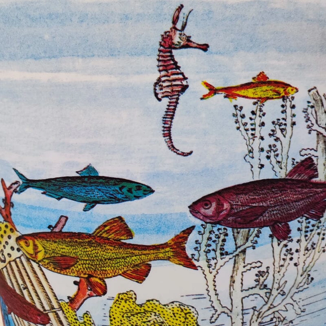 Lampada da terra Aquarium di Piero Fornasetti per Antonangeli, anni '90 8