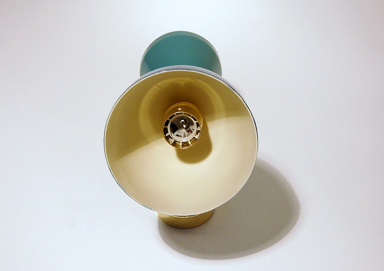 Applique in ottone e metallo laccato blu e verde di Deyroo Lighting 5