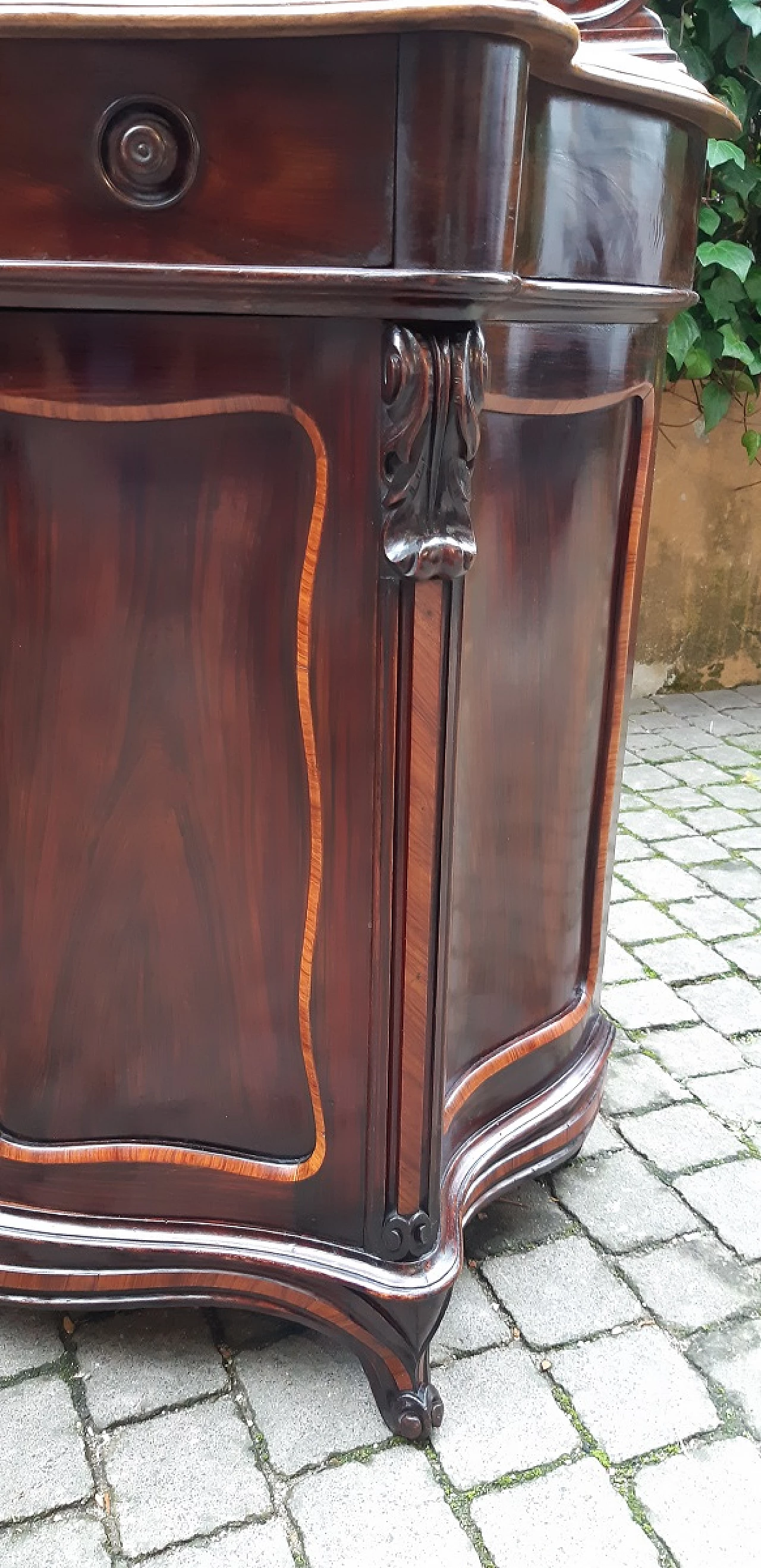 Louis Philippe vanity table in mahogany and bois de rose, 19th century 2