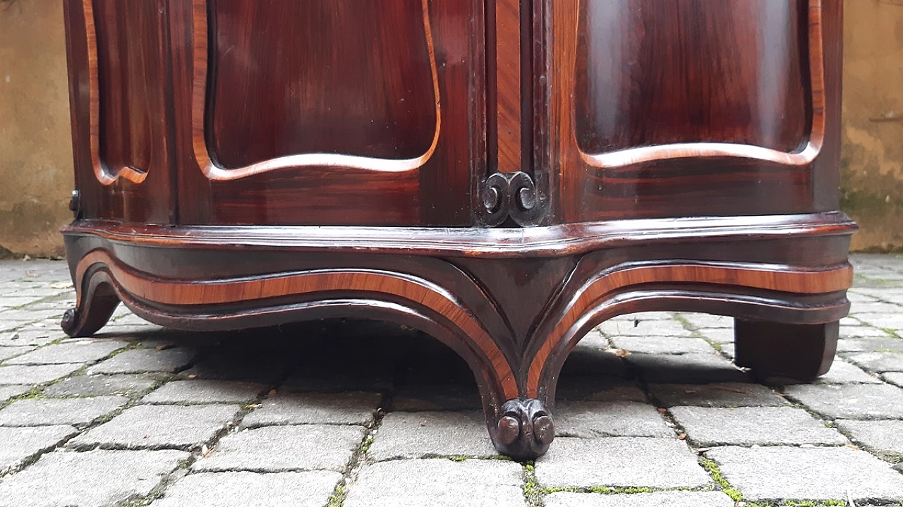 Louis Philippe vanity table in mahogany and bois de rose, 19th century 9