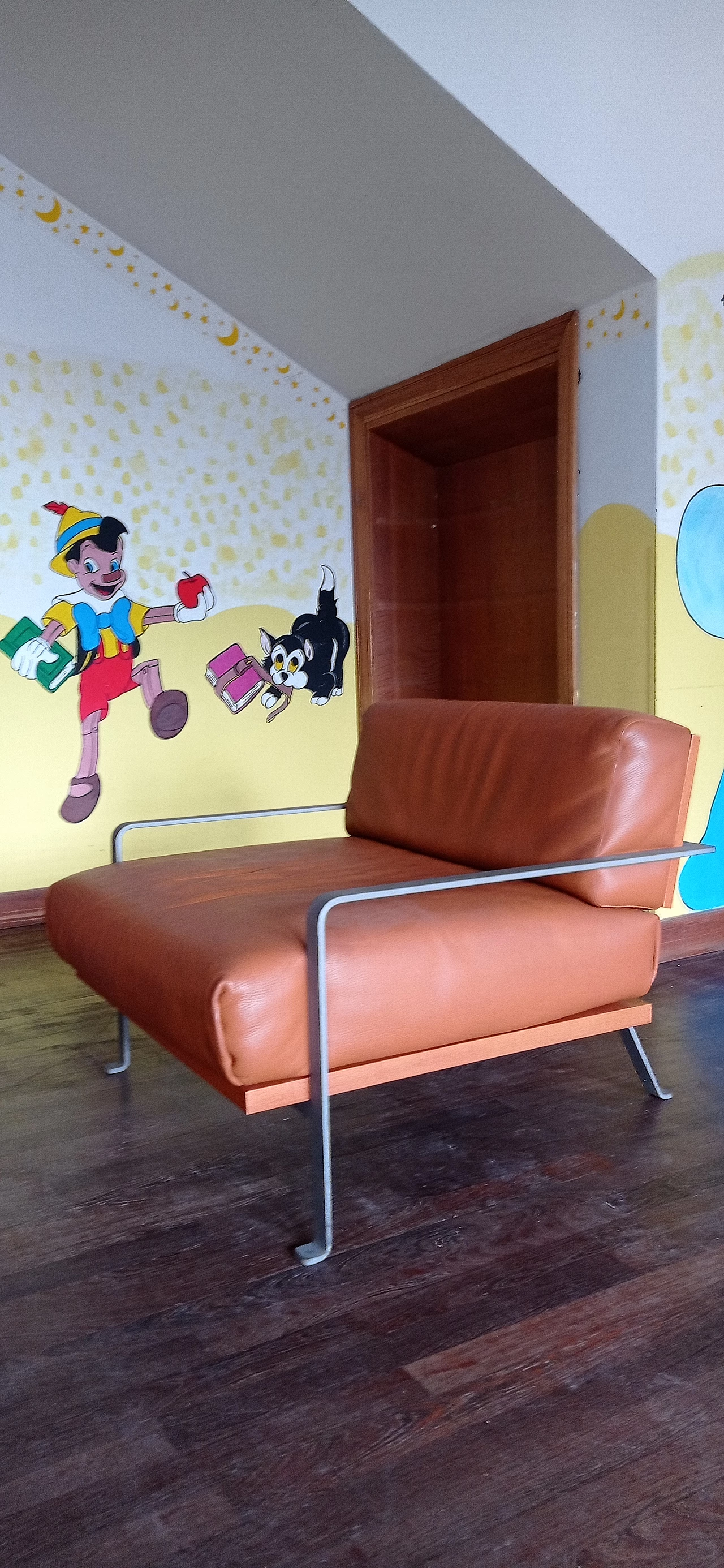 Divano a due posti e poltrona Razius in pelle di Matteo Grassi 1880, anni '2000 51