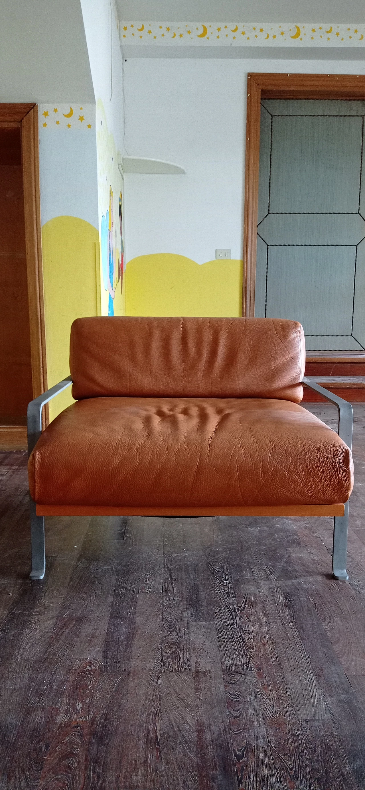 Divano a due posti e poltrona Razius in pelle di Matteo Grassi 1880, anni '2000 68