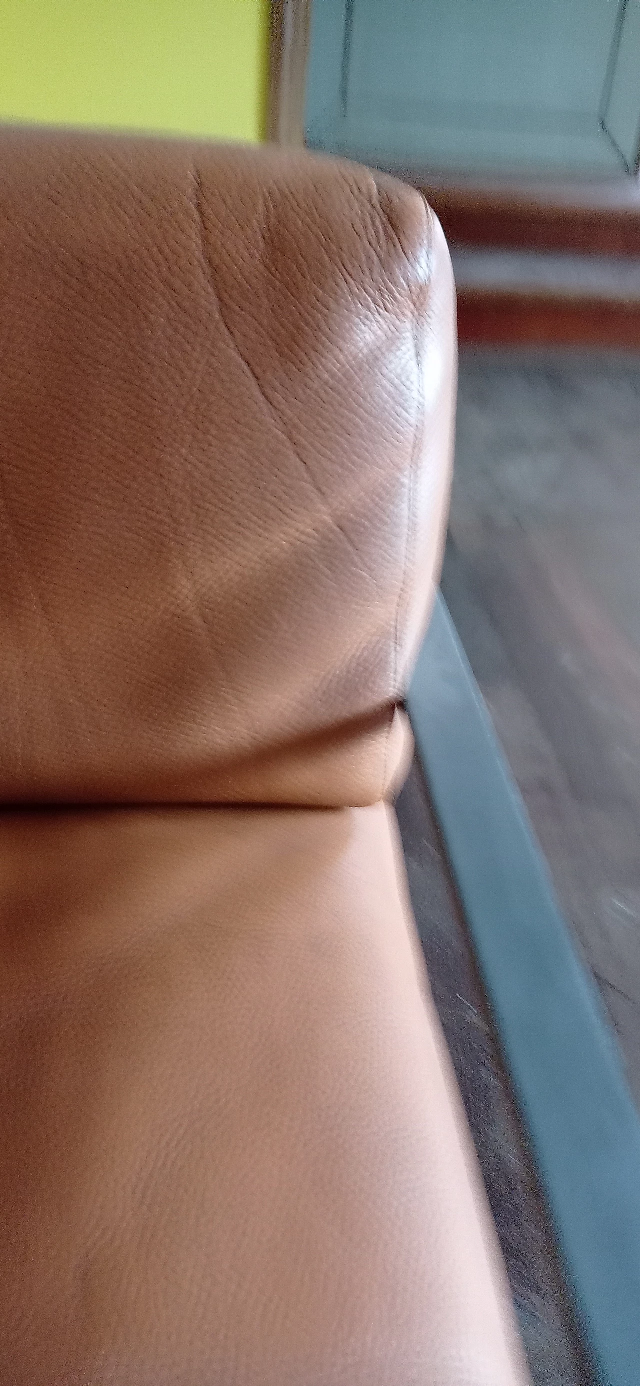 Divano a due posti e poltrona Razius in pelle di Matteo Grassi 1880, anni '2000 74