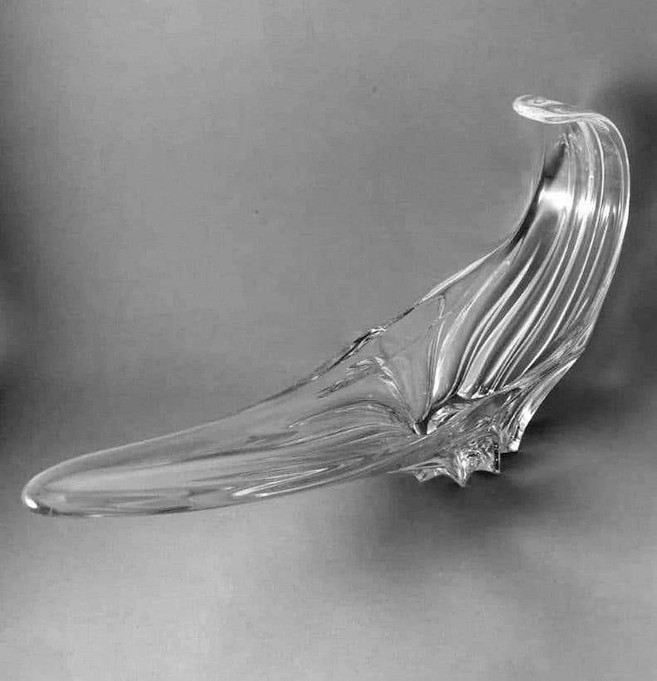 Lead crystal centrepiece in the style of Cristalleries de Vannes-le-Chatel, 1950s 7