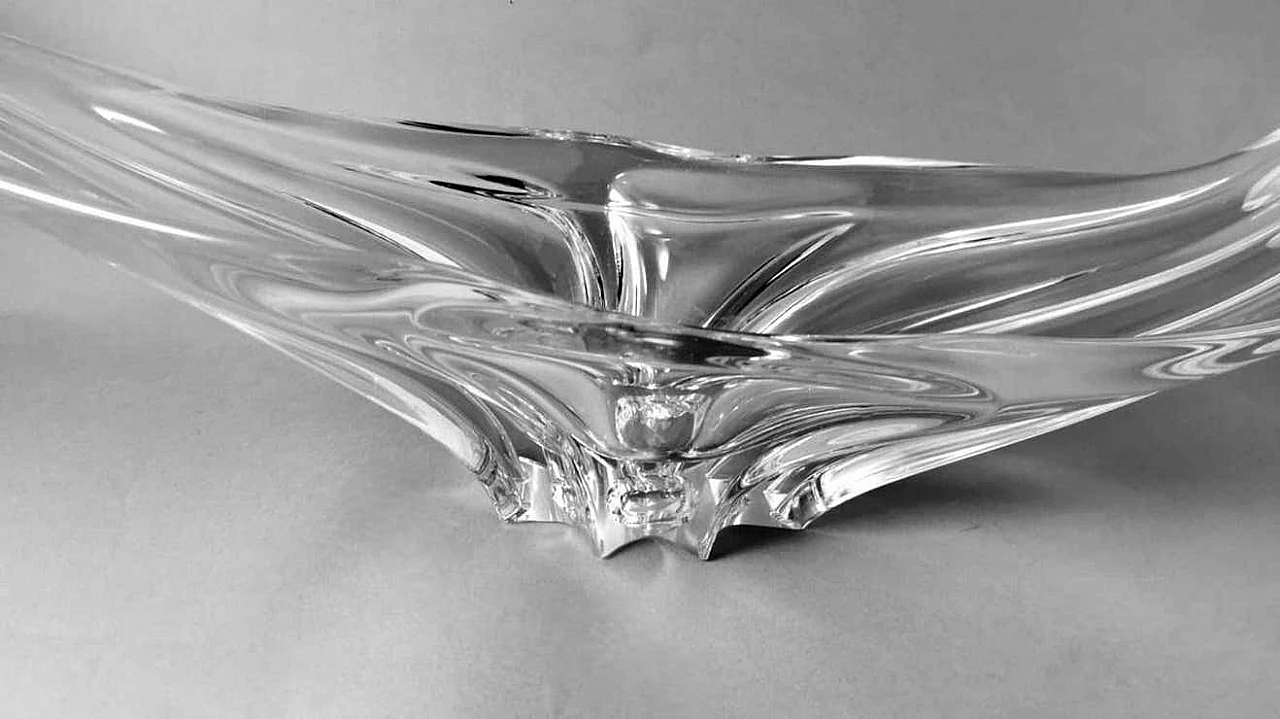 Lead crystal centrepiece in the style of Cristalleries de Vannes-le-Chatel, 1950s 13