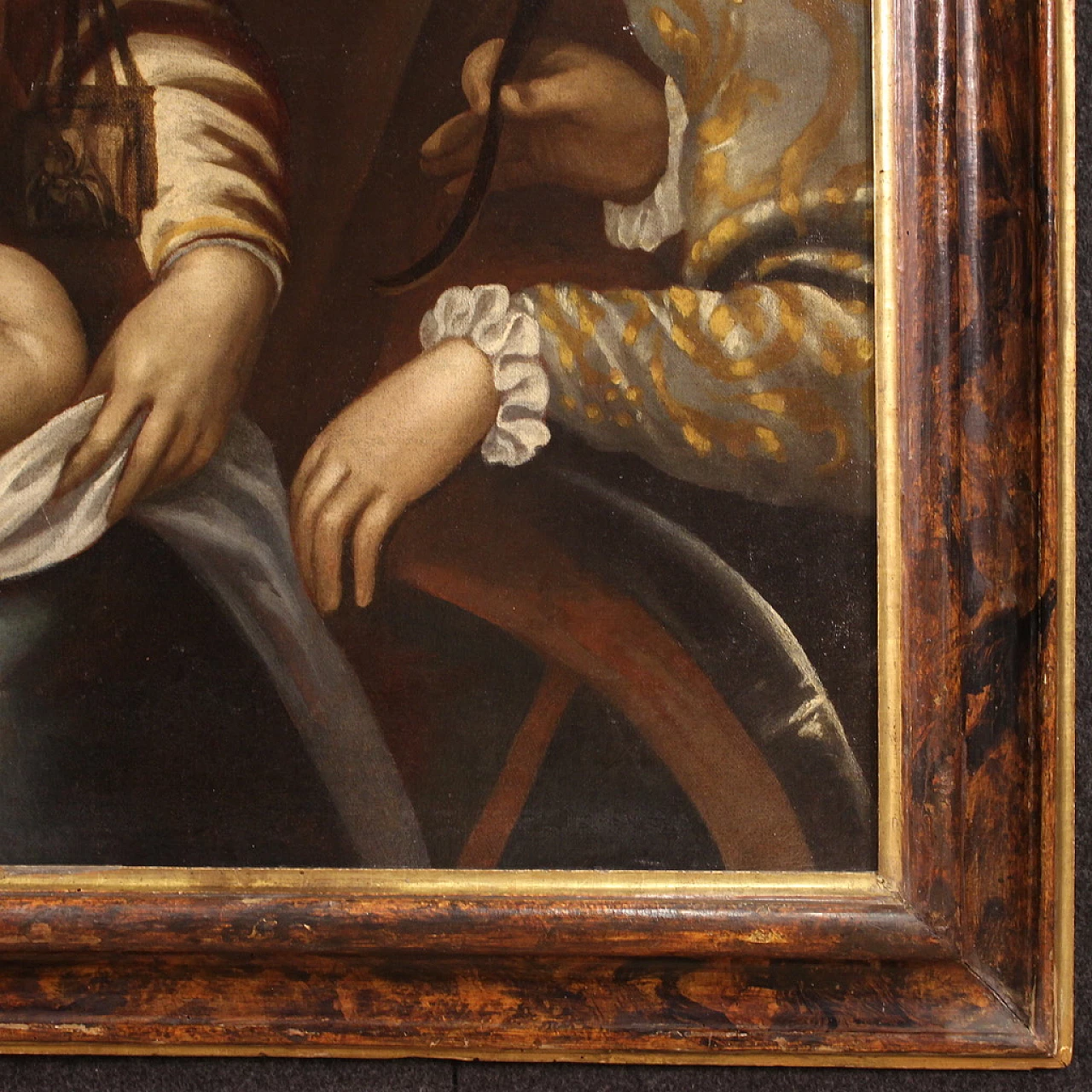 Madonna col Bambino e Santi, dipinto a olio su tela, seconda metà del '500 11