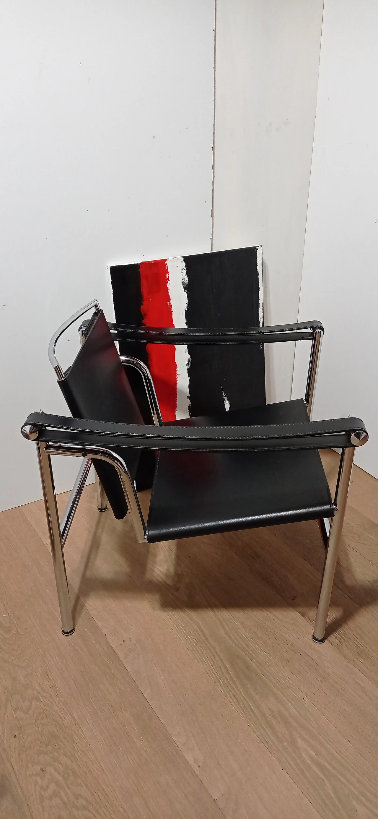 Coppia di poltrone LC1 di Le Corbusier, Jeanneret e Perriand per MDF Italia, anni '80 106