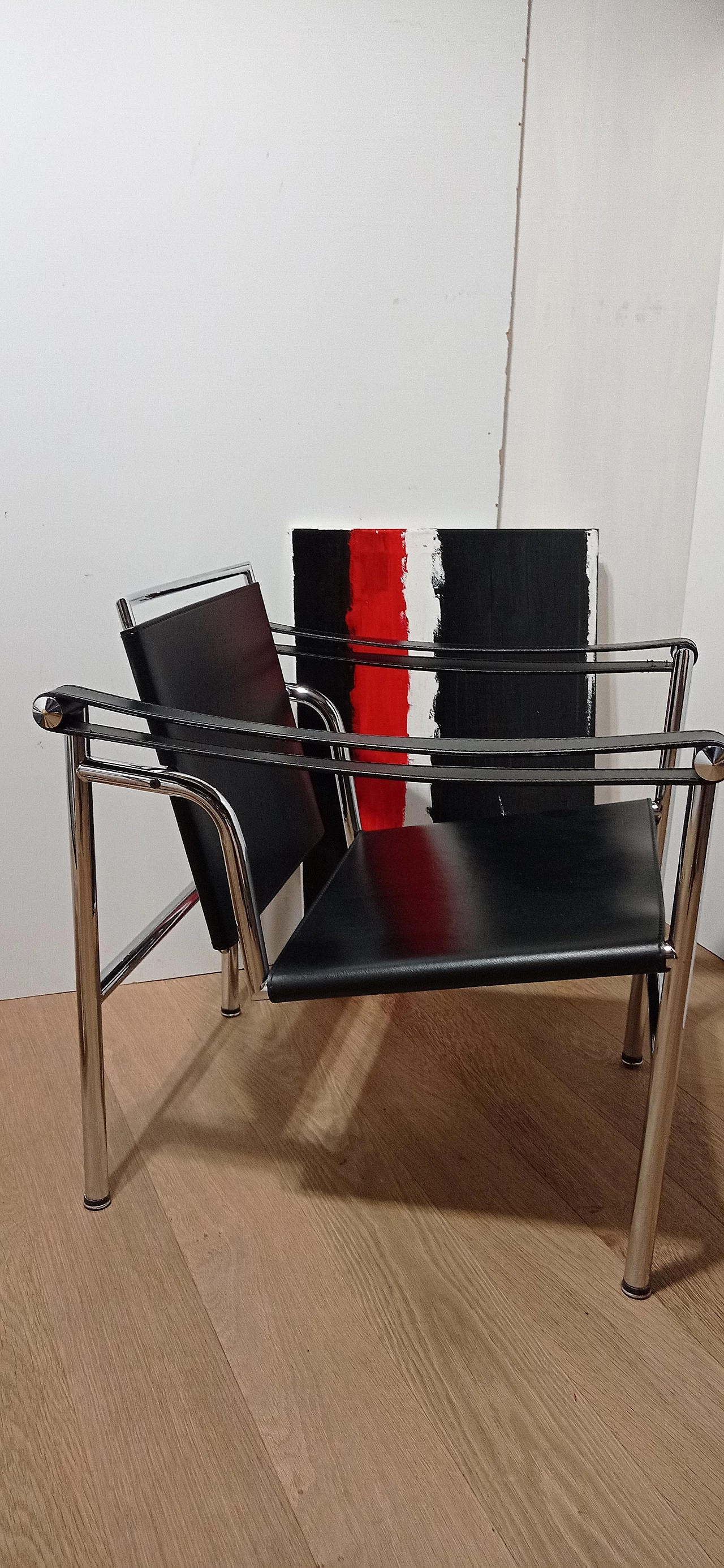 Coppia di poltrone LC1 di Le Corbusier, Jeanneret e Perriand per MDF Italia, anni '80 108