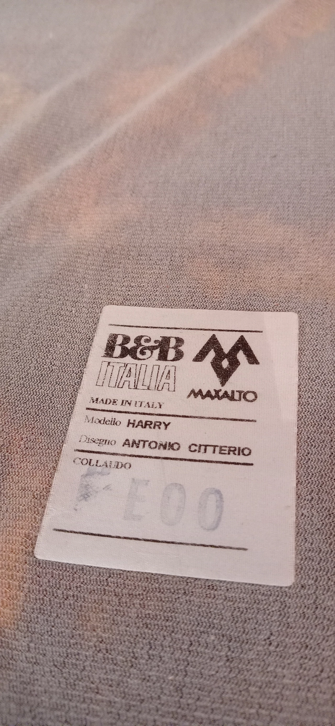 Divano Harry di Antonio Citterio per B&& Italia e Maxalto, anni '90 207