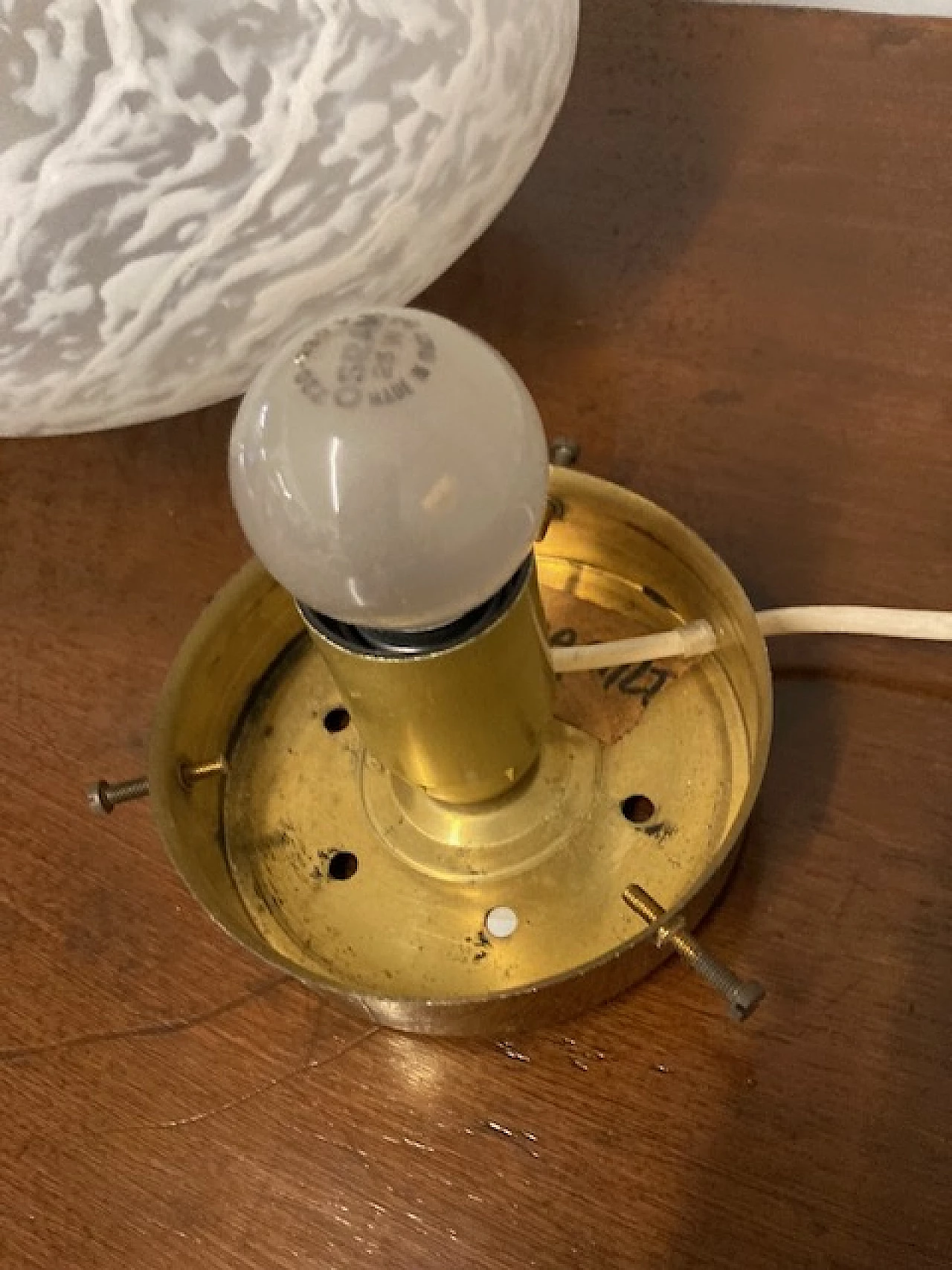 Coppia di lampade da tavolo in vetro di Murano, anni '70 3