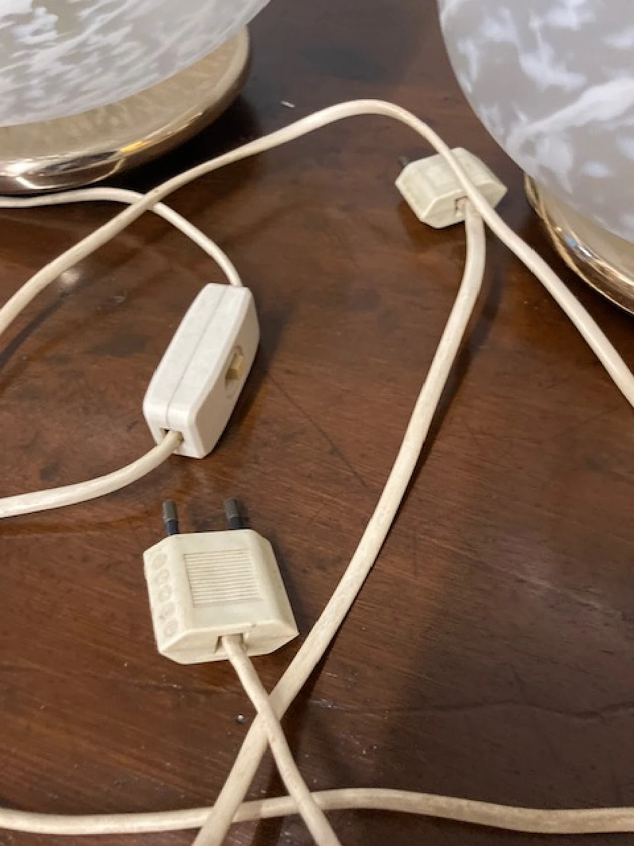 Coppia di lampade da tavolo in vetro di Murano, anni '70 13