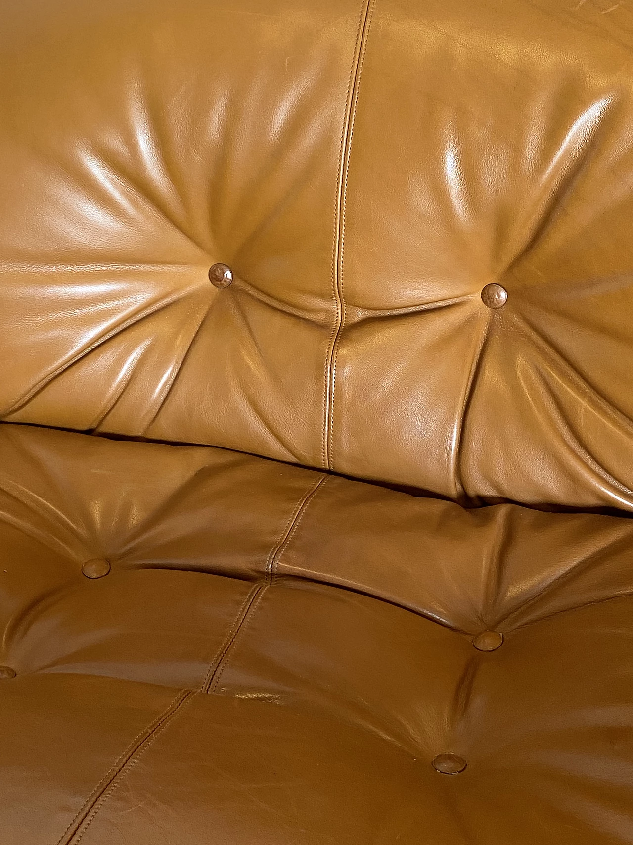 Pair of Soriana leather armchairs by Afra & Tobia Scarpa for Cassina, 1970s 20