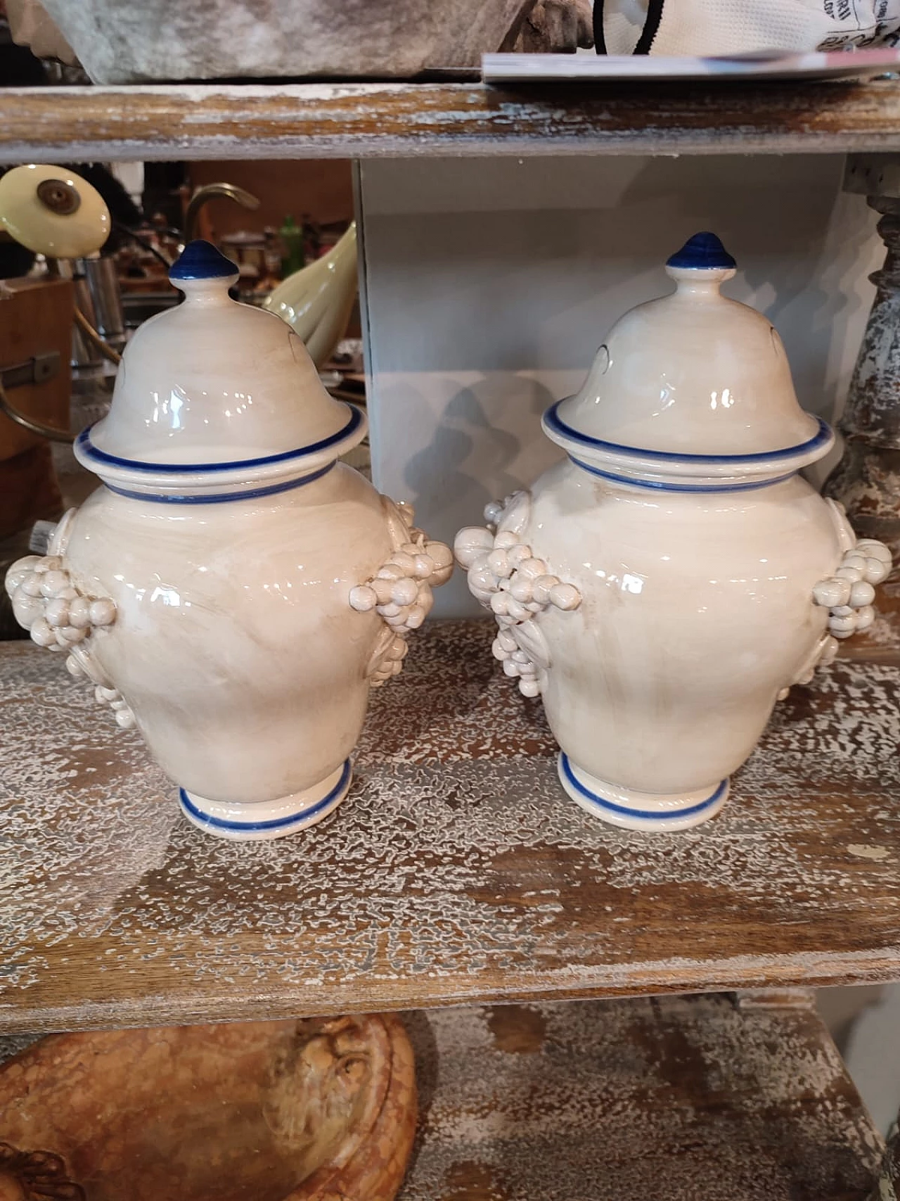 Vaso da farmacia in ceramica Vecchia Bassano 1