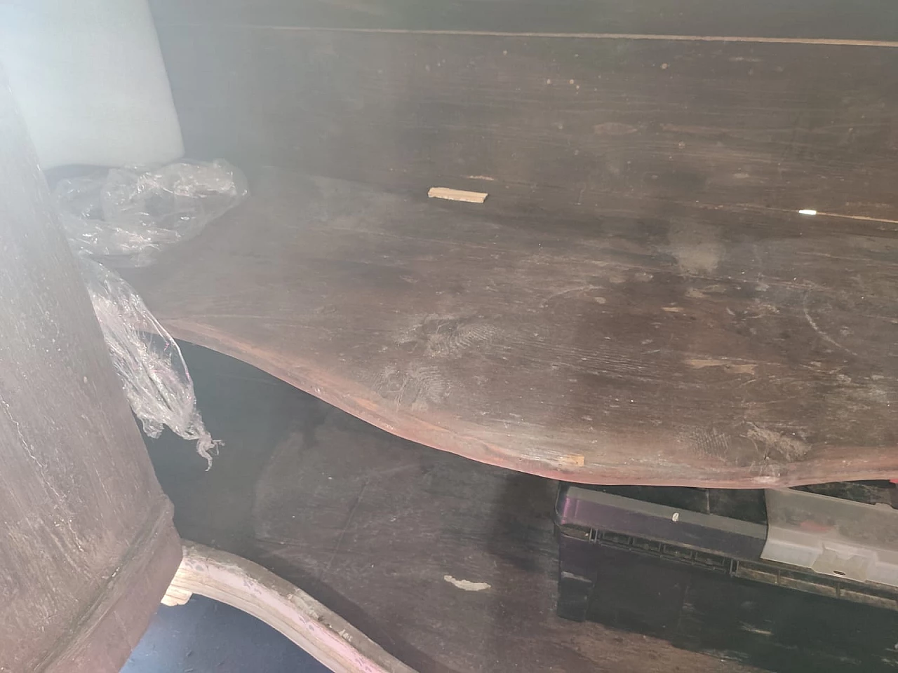 Credenza trentina in abete laccato, inizio '800 5