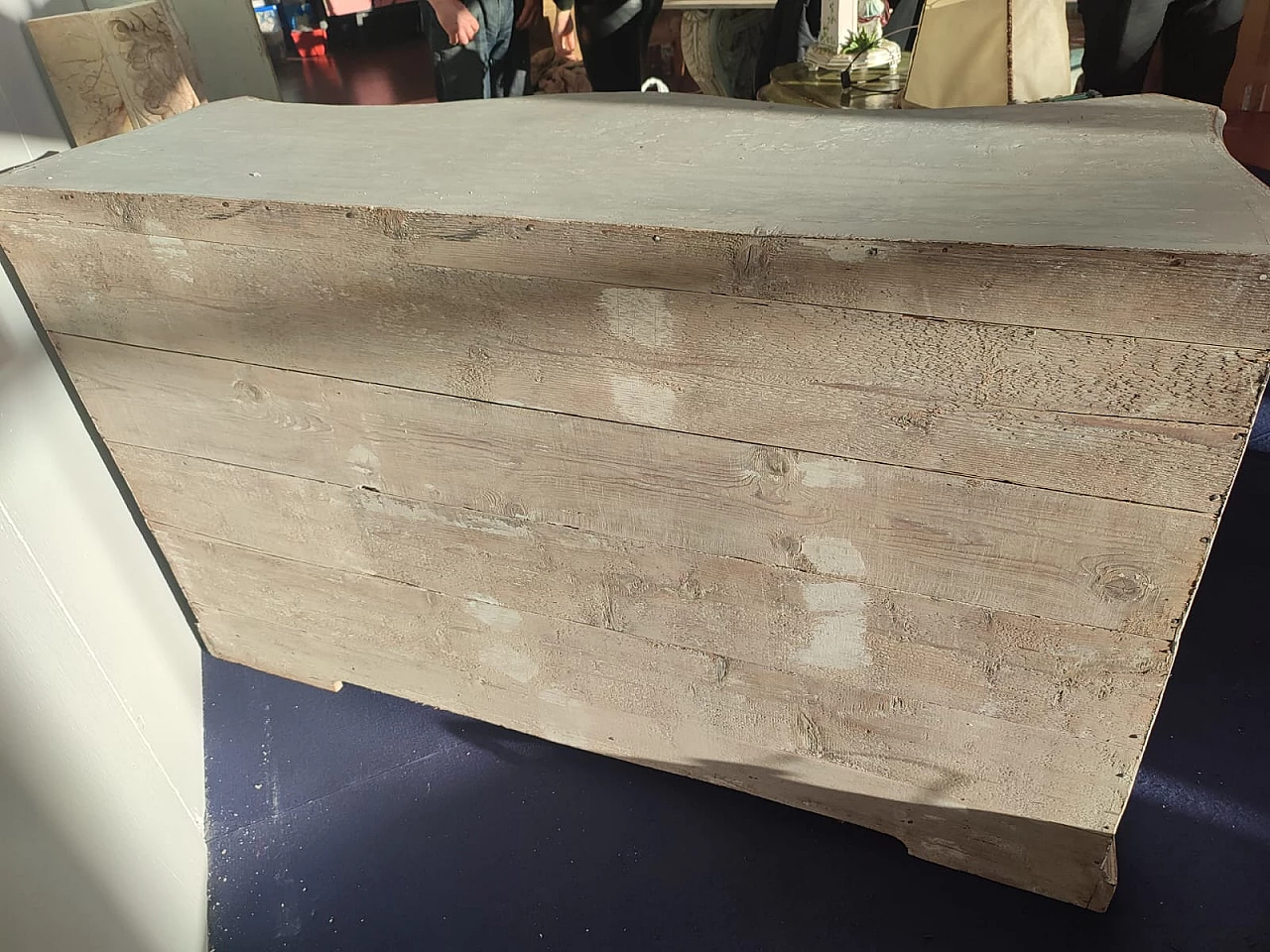 Credenza trentina in abete laccato, inizio '800 6