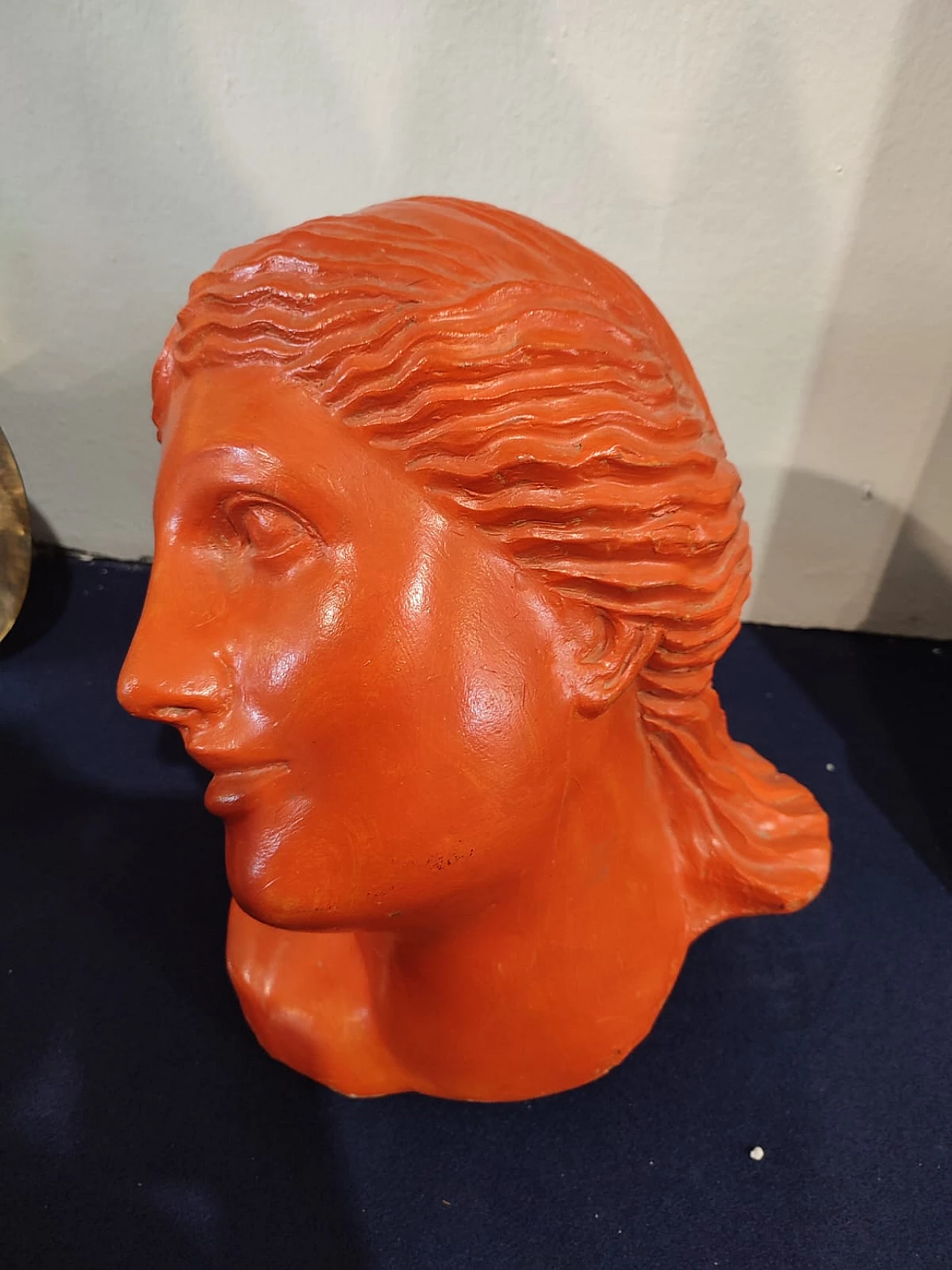 Giovanni Ginestroni, testa di Afrodite, scultura in terracotta 4