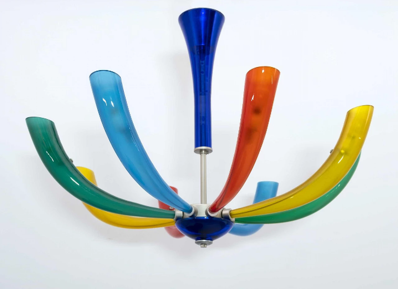 Fuochi d'Artificio chandelier by Barovier & Toso, 1990s 5