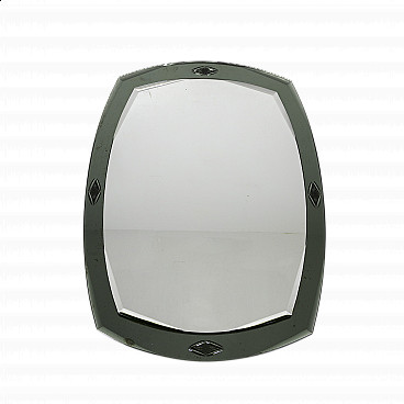 Mirror with glass frame, 1970s