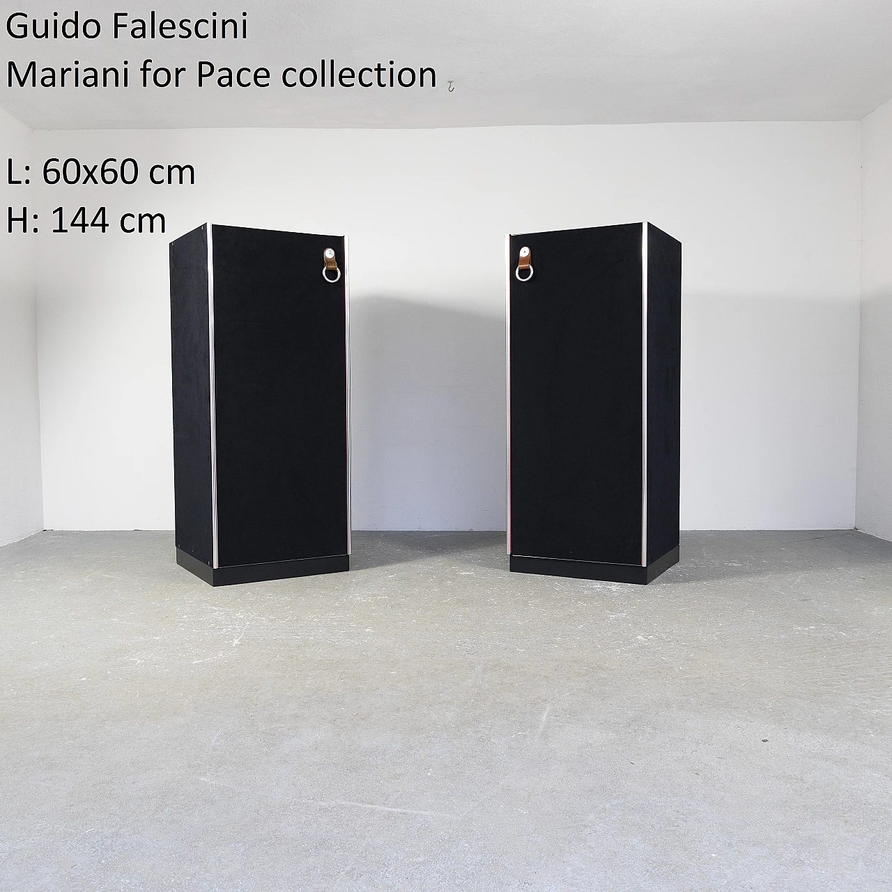 Pair of cabinets by Guido Faleschini for Mariani, 1970s 9