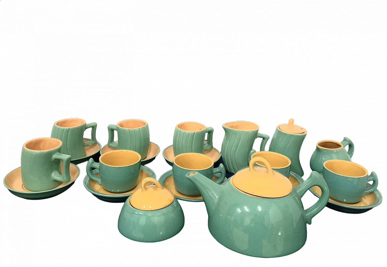 Tea and coffee service by Massimo Iosa Ghini for Naj-Oleari, 1980s 9