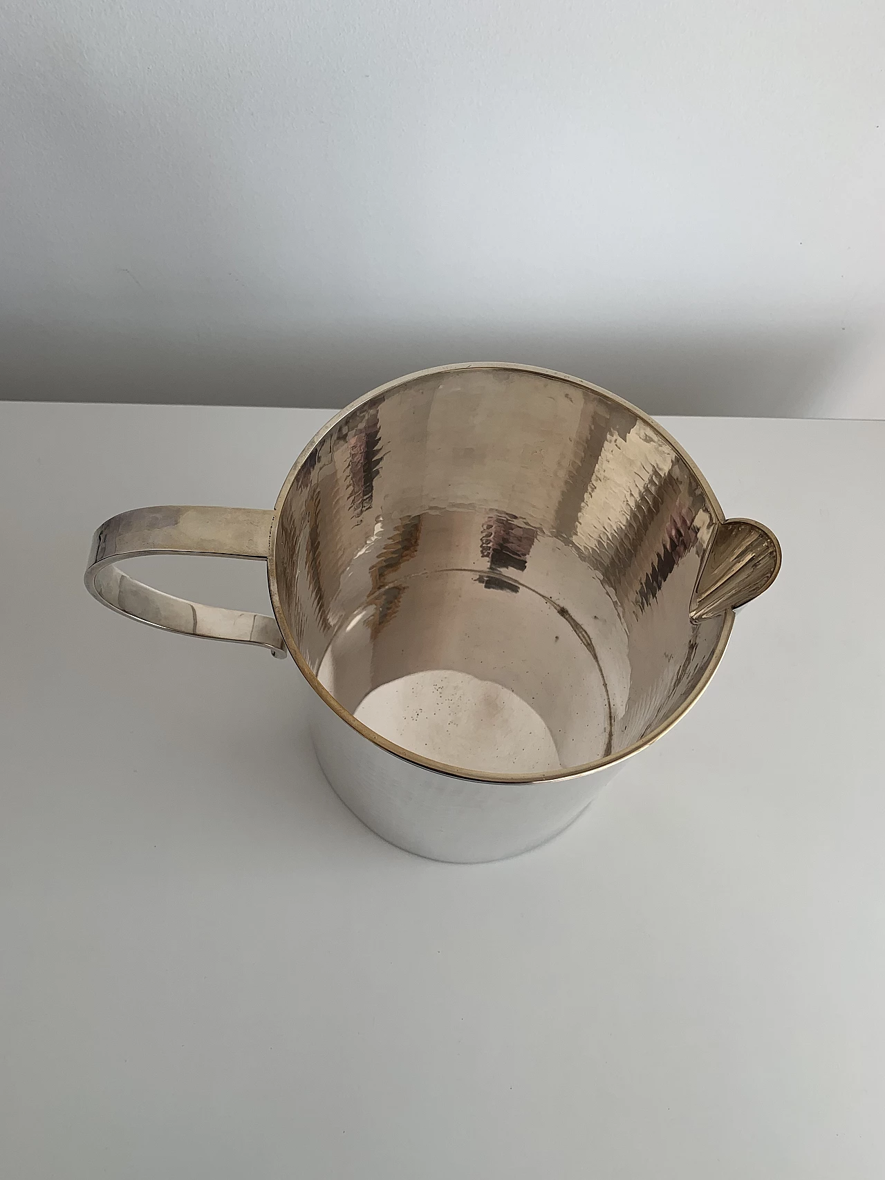 Hand hammered brass jug, 2000s 10